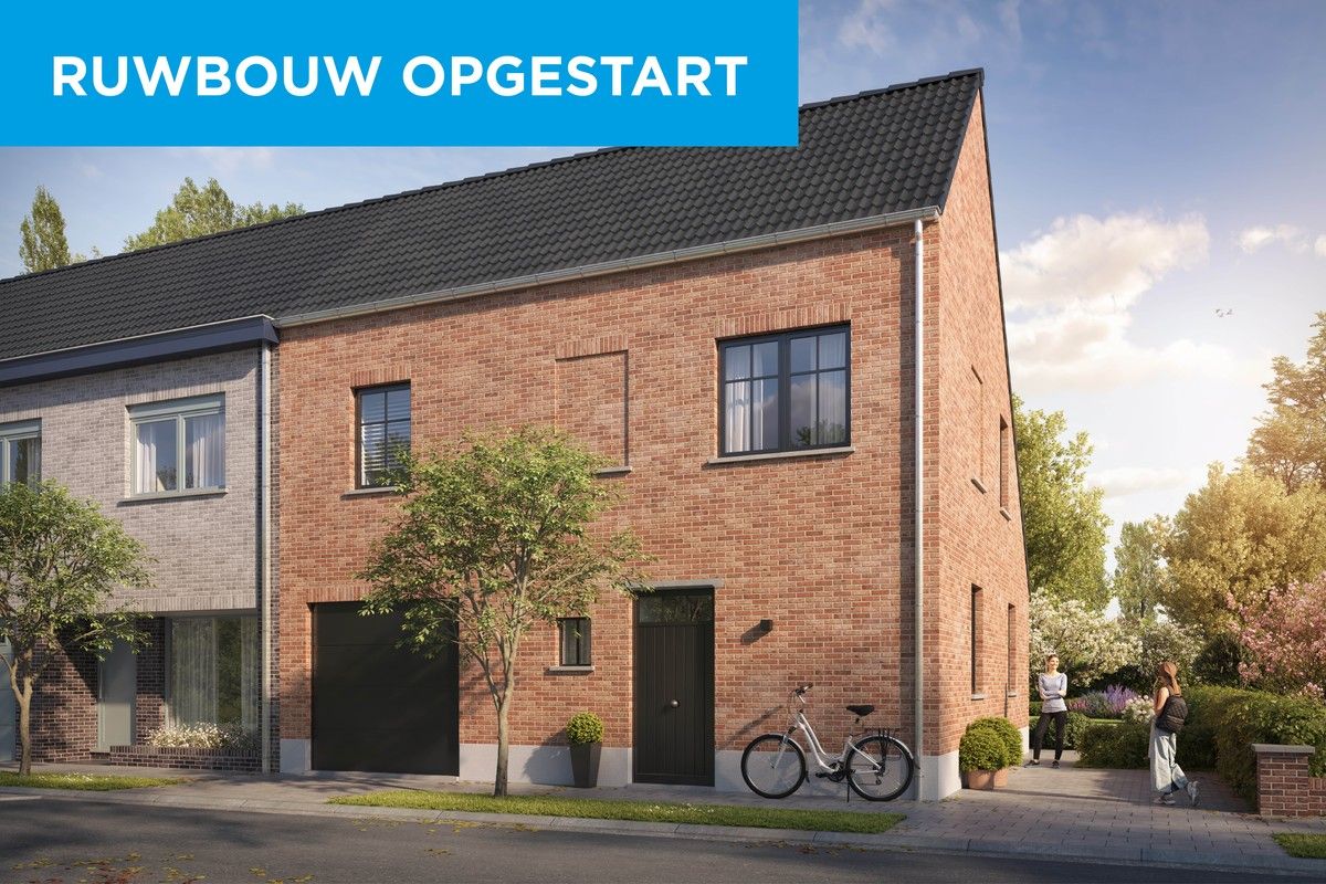 Halfopen, landelijke nieuwbouwwoning te koop Brugge foto {{pictureIndex}}