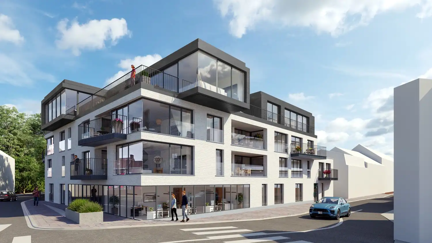 Ruim 3-slpk appartement van 130 m² op het 1ste verdiep – Residentie Sint Amandus foto 3