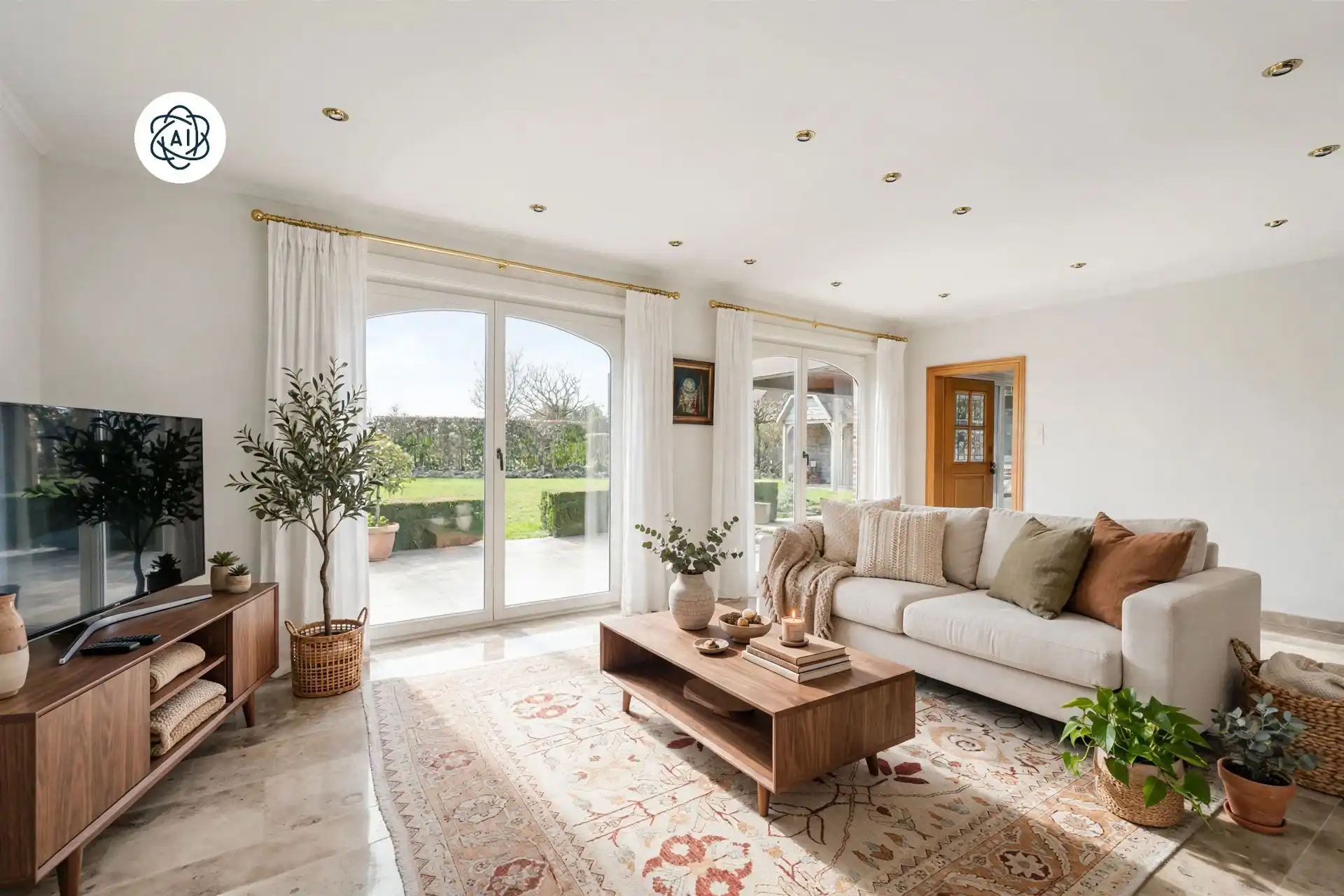 Exclusieve grote villa met 4 slk, 2 bad en prachtig zicht!  foto 12