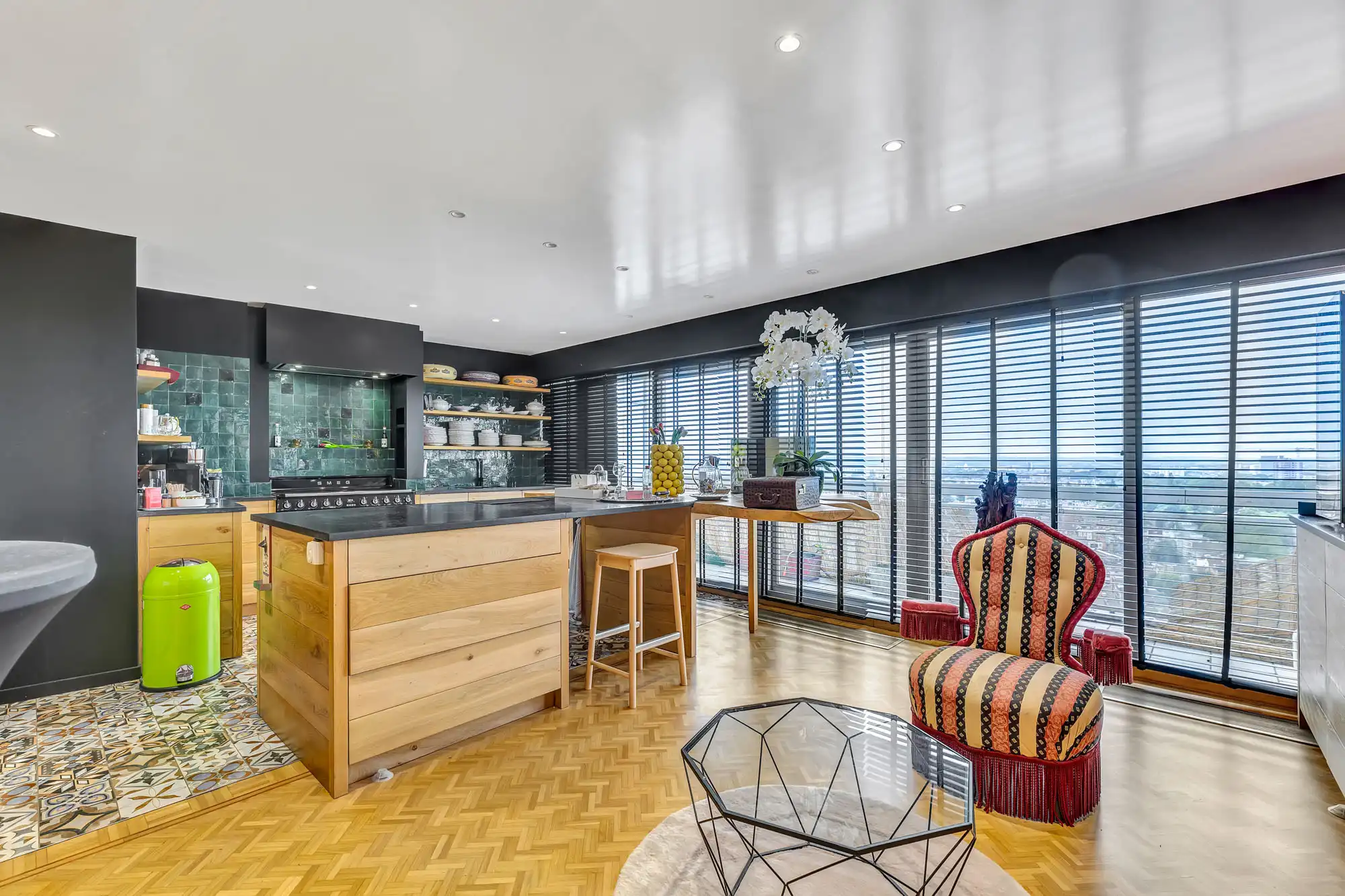 Exclusieve penthouse met panoramisch zicht over Brussel foto 8