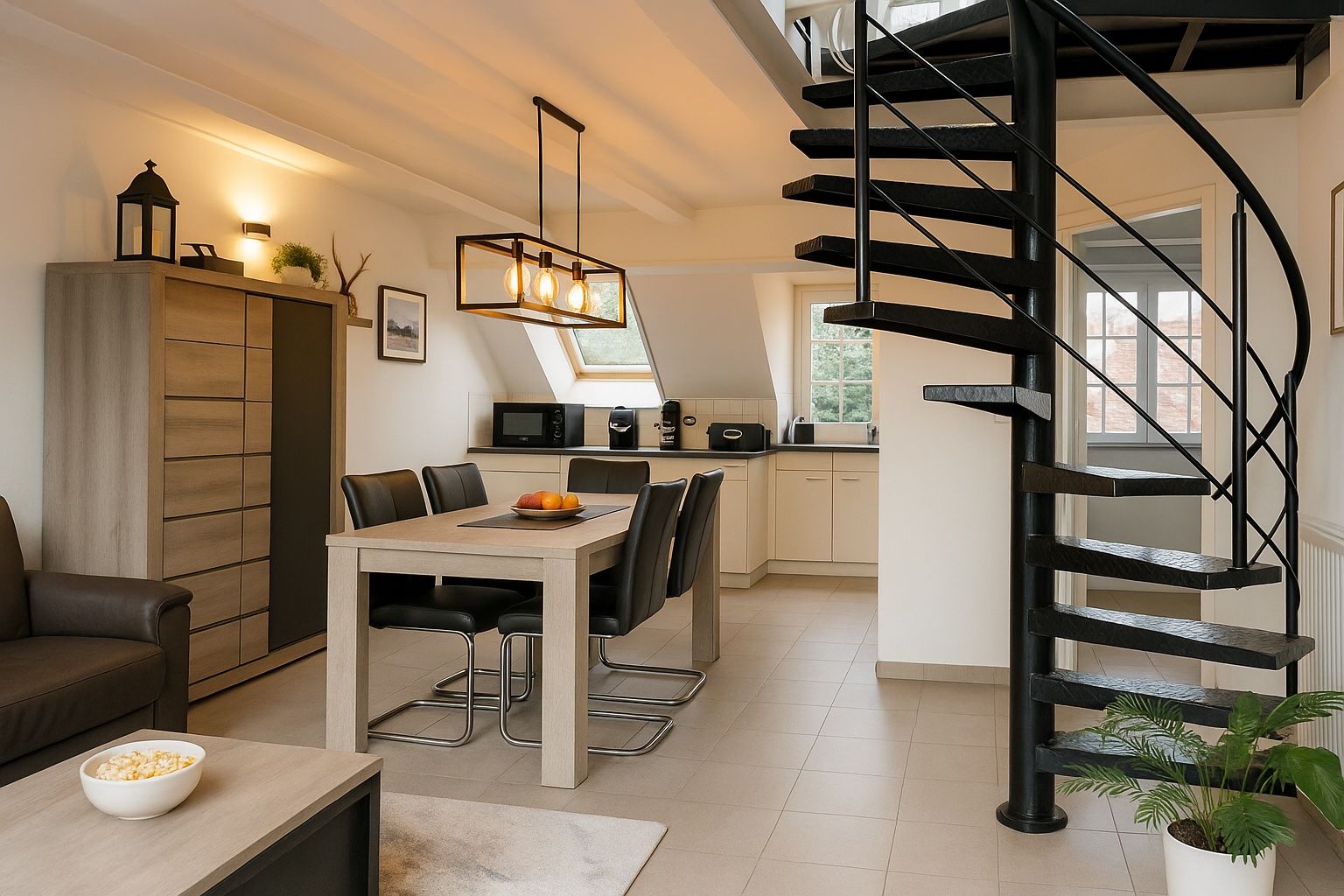 Prachtige duplex met loftgevoel en ruim zonneterras foto {{pictureIndex}}