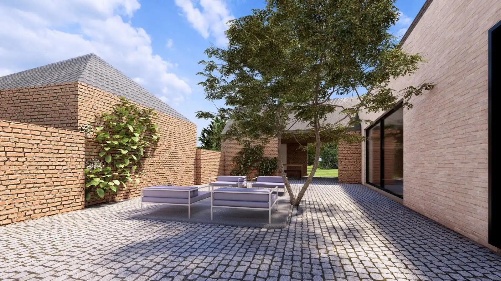 BOUWPERCEEL 35A55CA MET VERGUNDE BOUWPLANNEN IN CENTRUM VAN BEVERST. foto 12