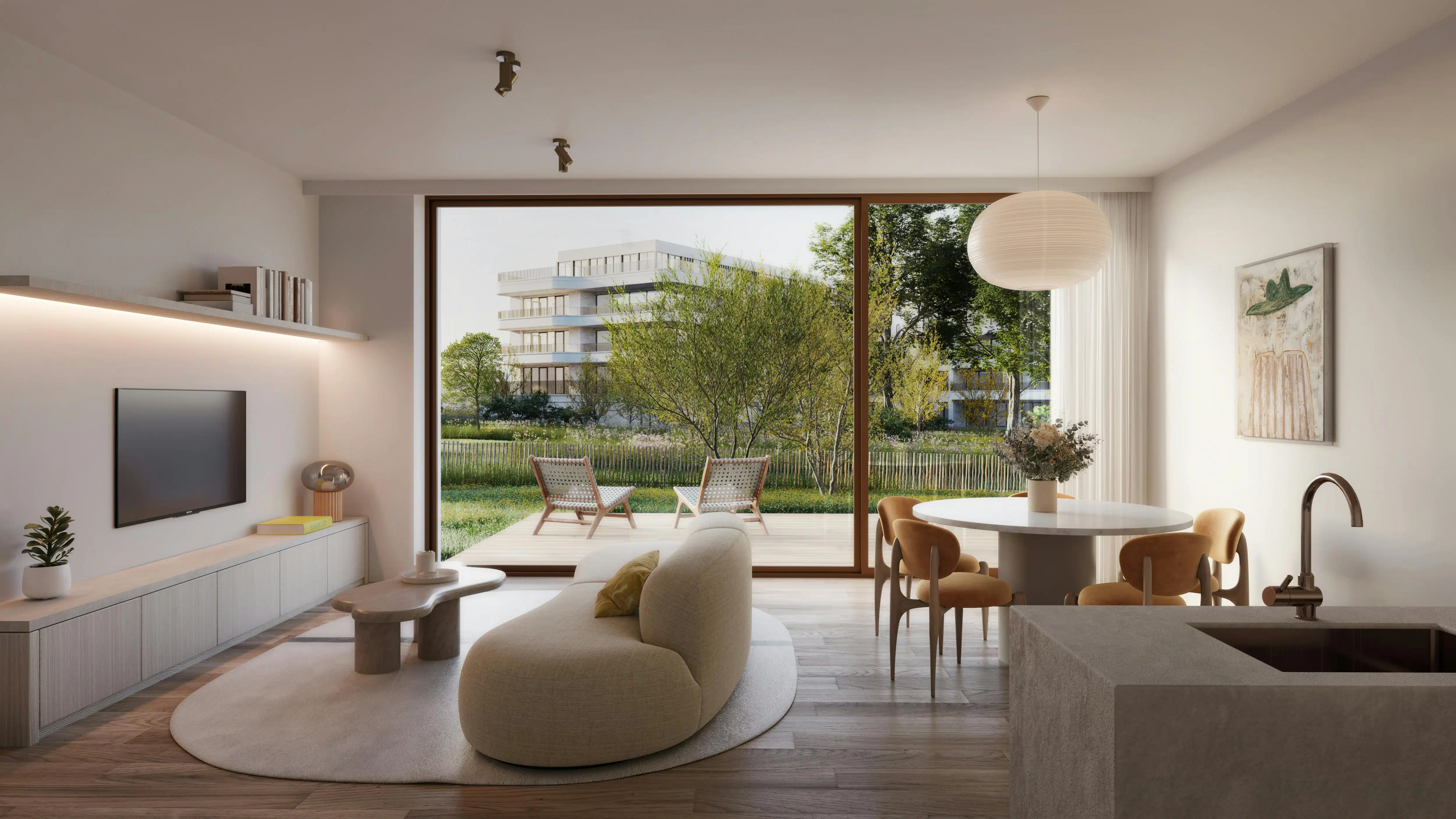 Exclusief wonen aan de Leie met uitzonderlijke buitenruimte (91 m²)! foto 7