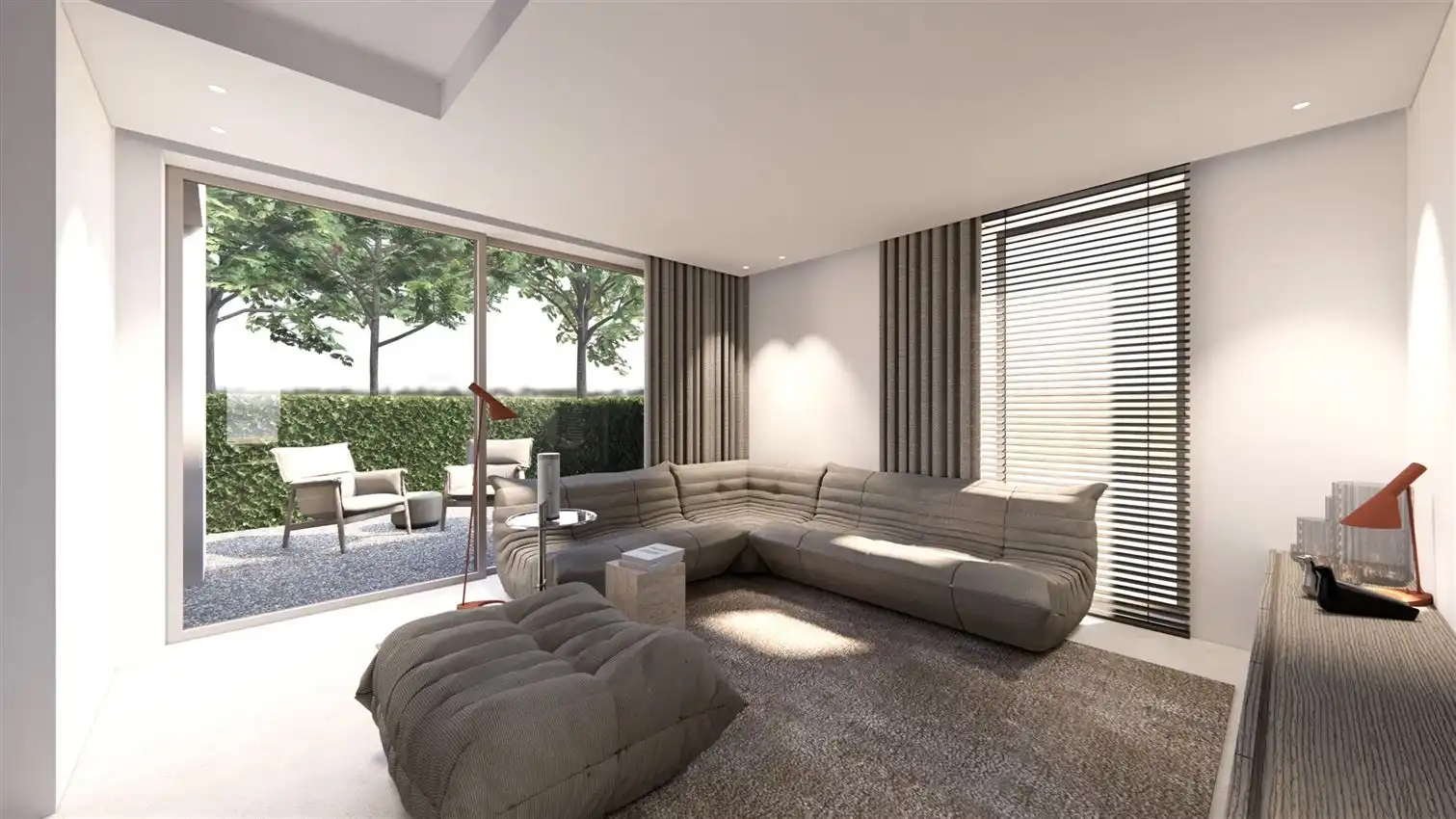 overdekt terras, aparte zithoek, dressing foto 3