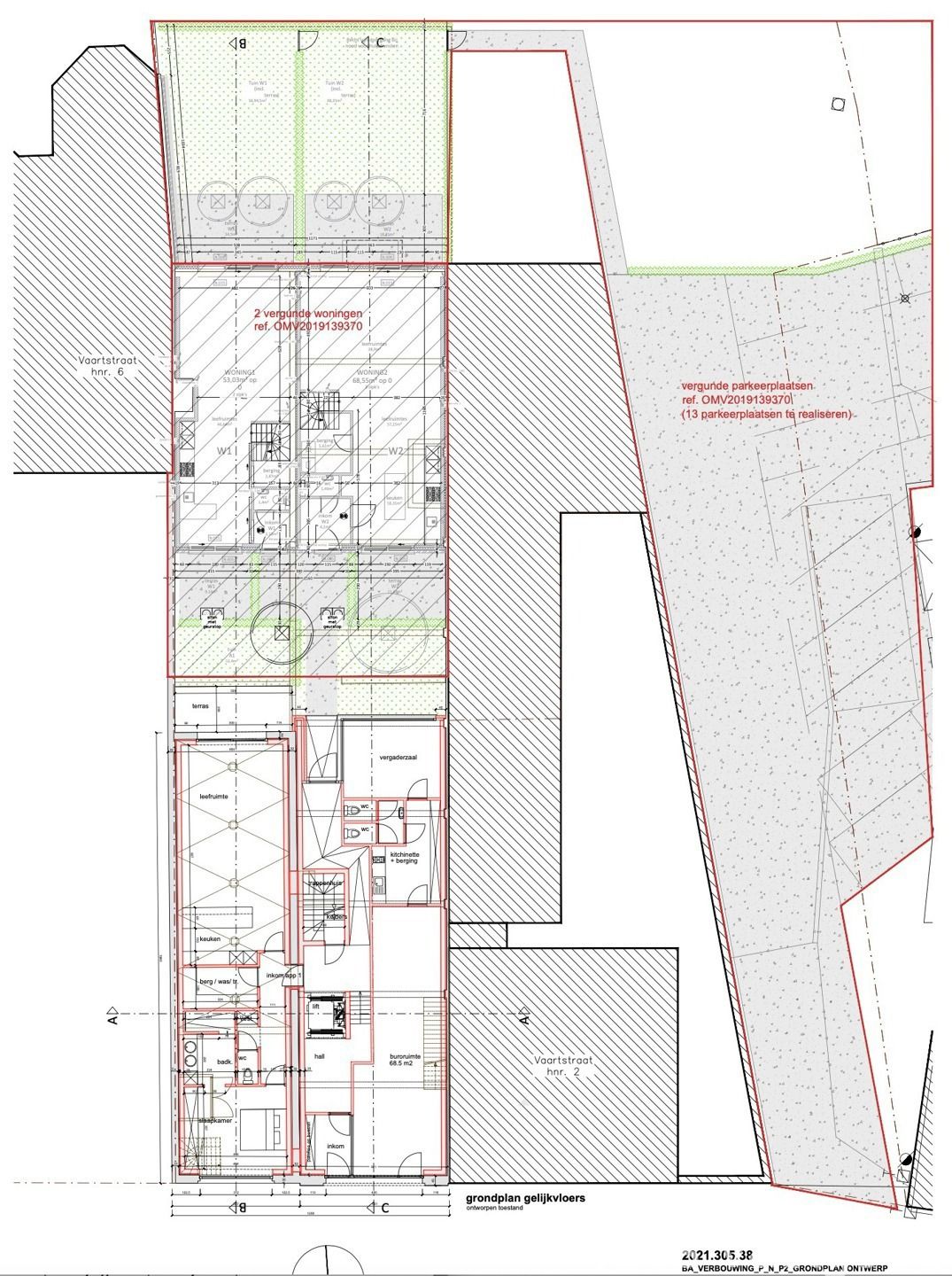 PROJECTGROND 6 APPARTEMENTEN, 1 KANTOOR & 2 WONINGEN foto 3