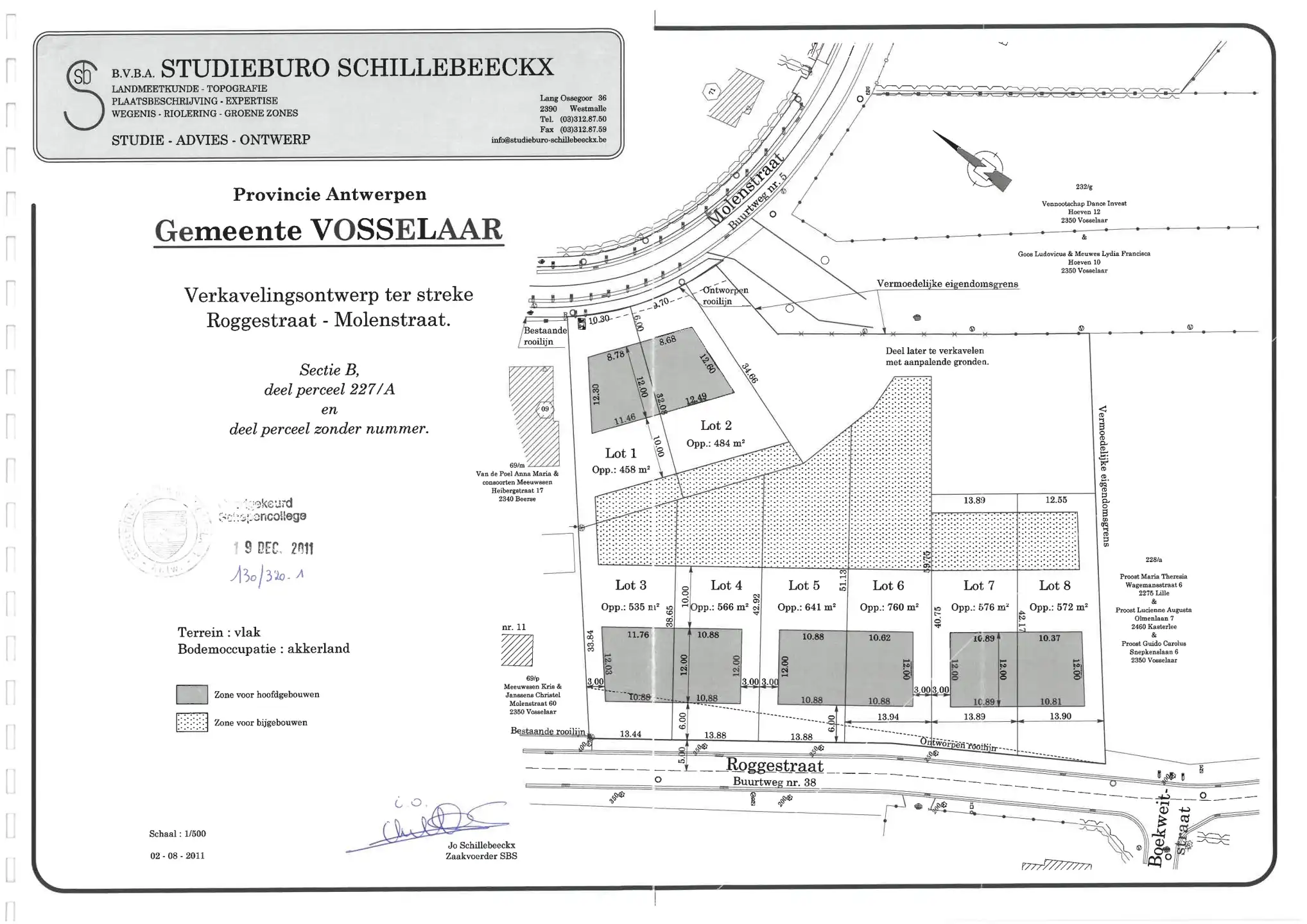 Bouwgrond (458m²) voor HO bebouwing nabij centrum Vosselaar! foto 4