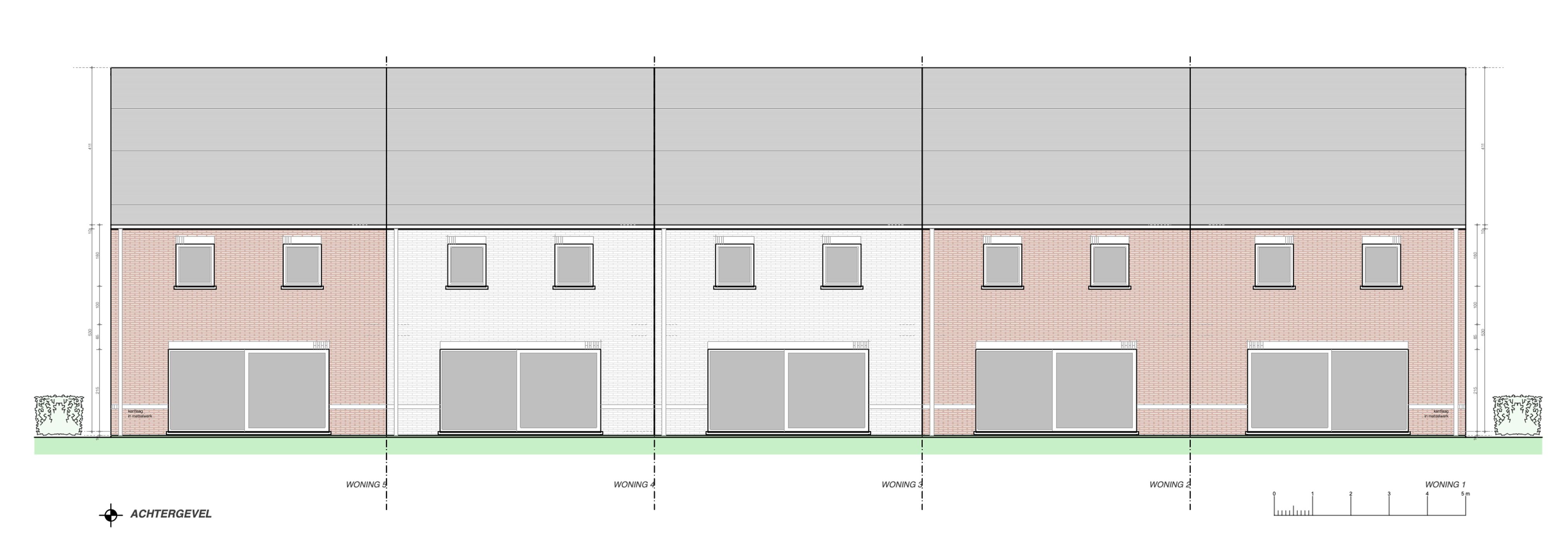 5 energiezuininge nieuwbouwwoningen met tuin.  foto 2