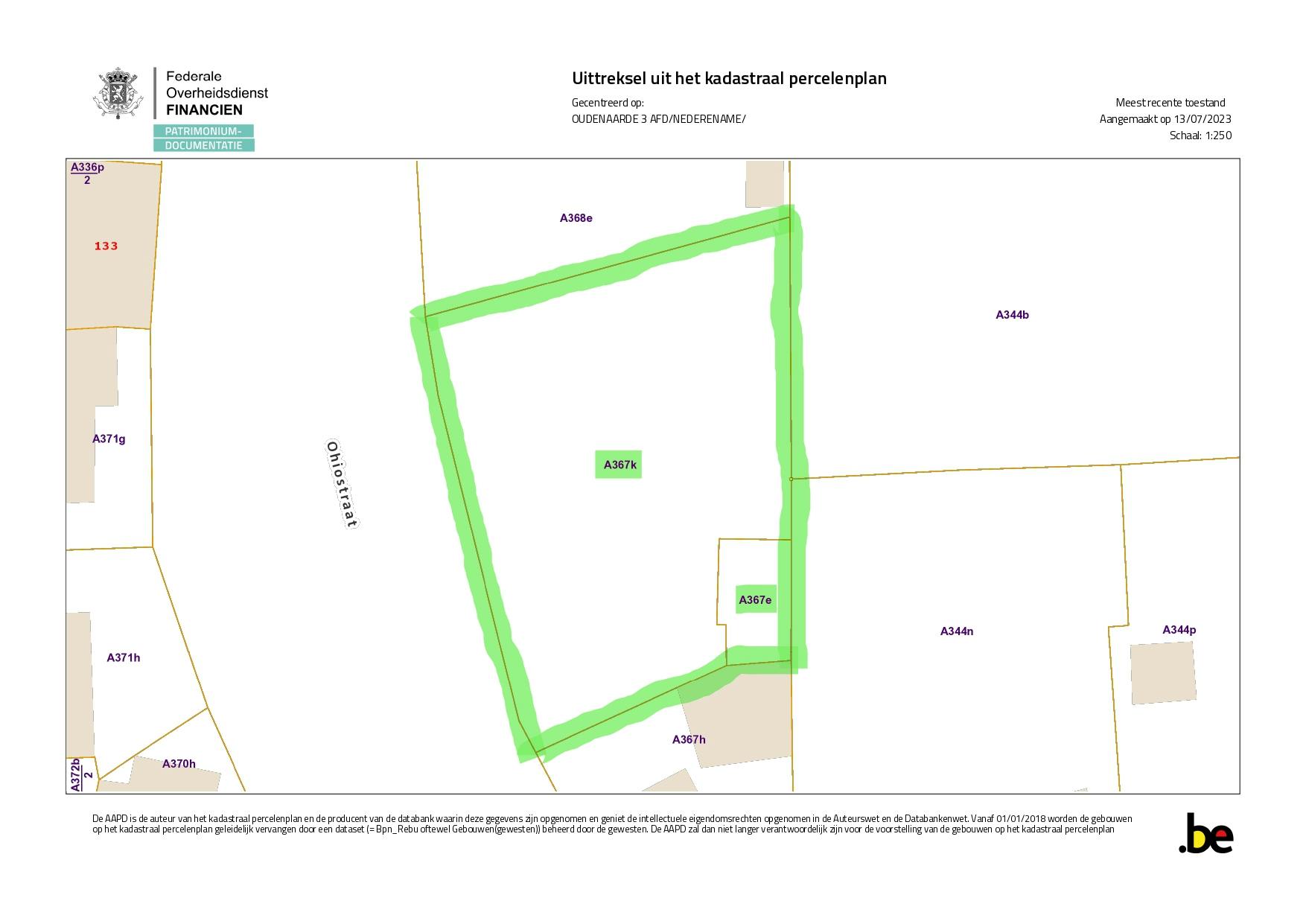 Grond (464 m²) te koop in Nederename - Oudenaarde foto 2