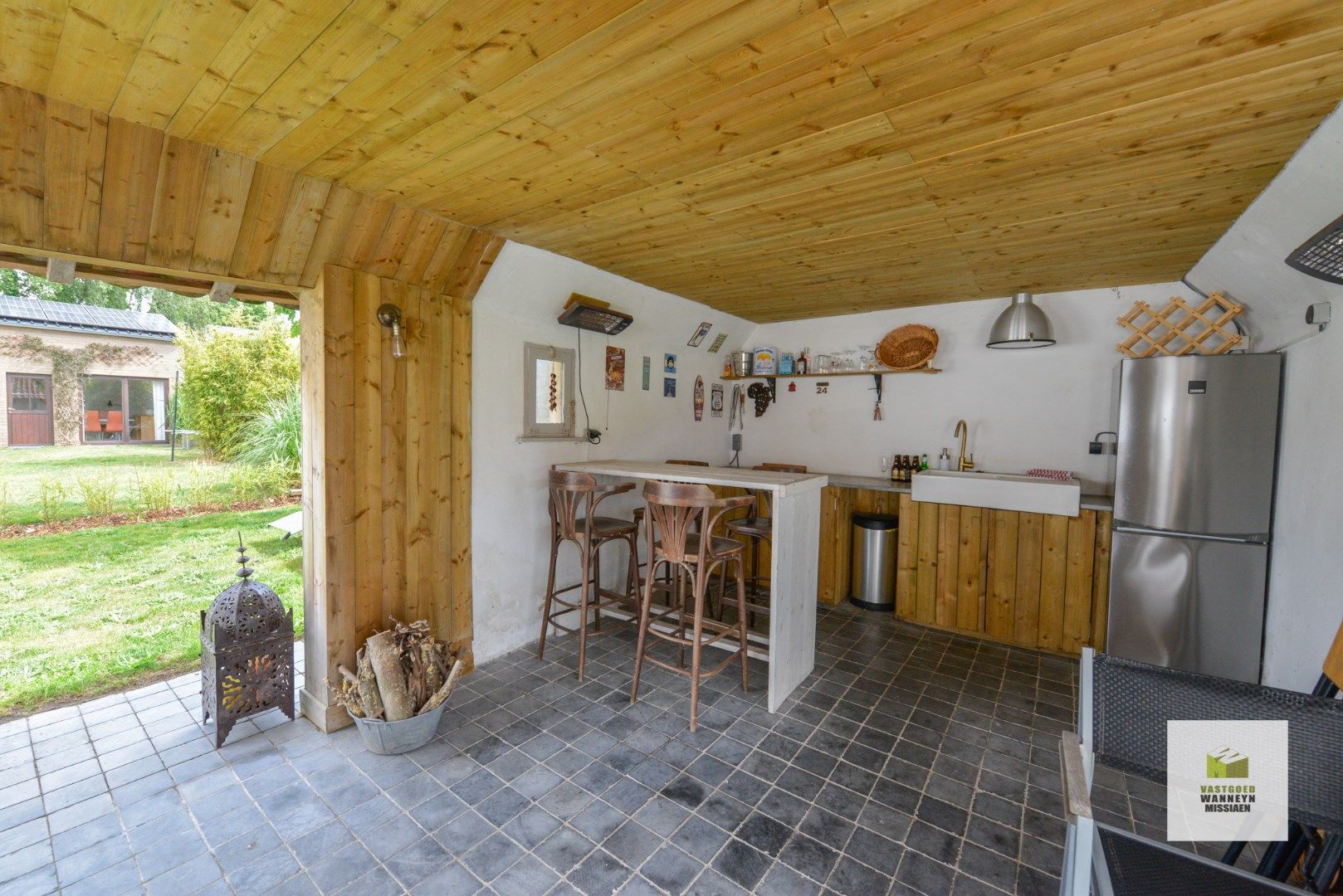 Halfopen bebouwing met 3slpk, 2 bijgebouwen en diepe tuin foto 21