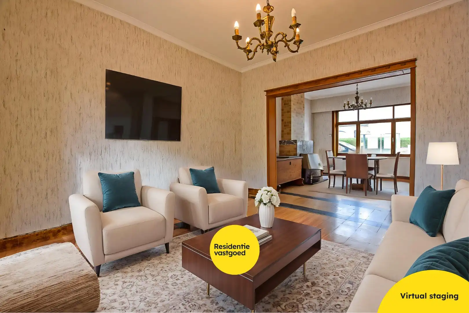 Zeer ruime te renoveren woning met statige gevel op 445 m² met zuid-west georiënteerde tuin. foto 5