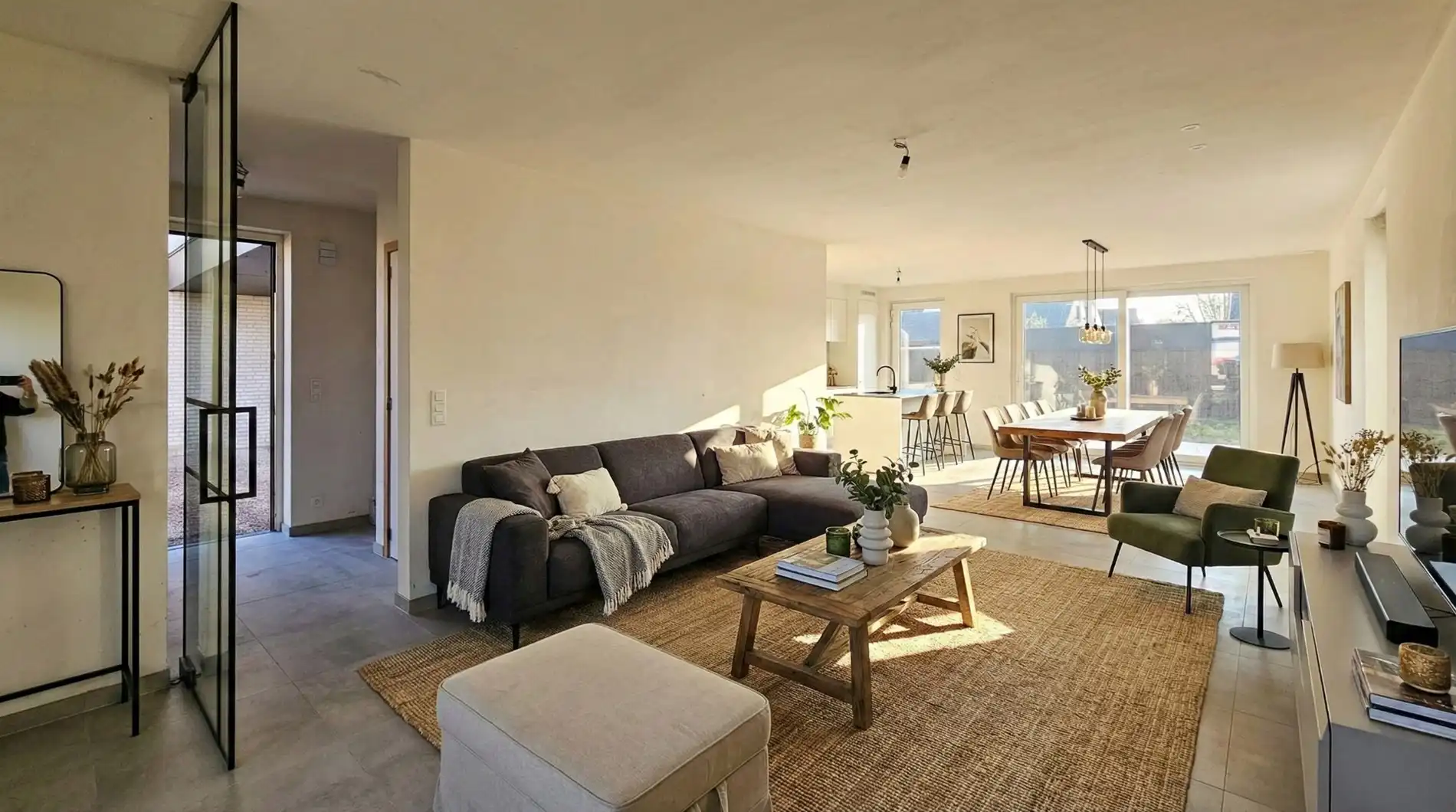 Nieuwbouw koppelwoning te Oedelem in rustige woonwijk foto 2
