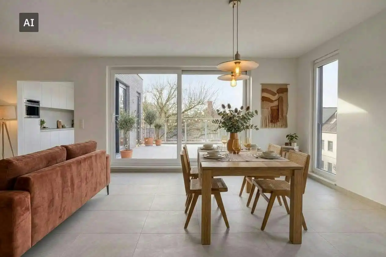 Ruim nieuwbouwappartement te koop in Emelgem, Izegem foto 3