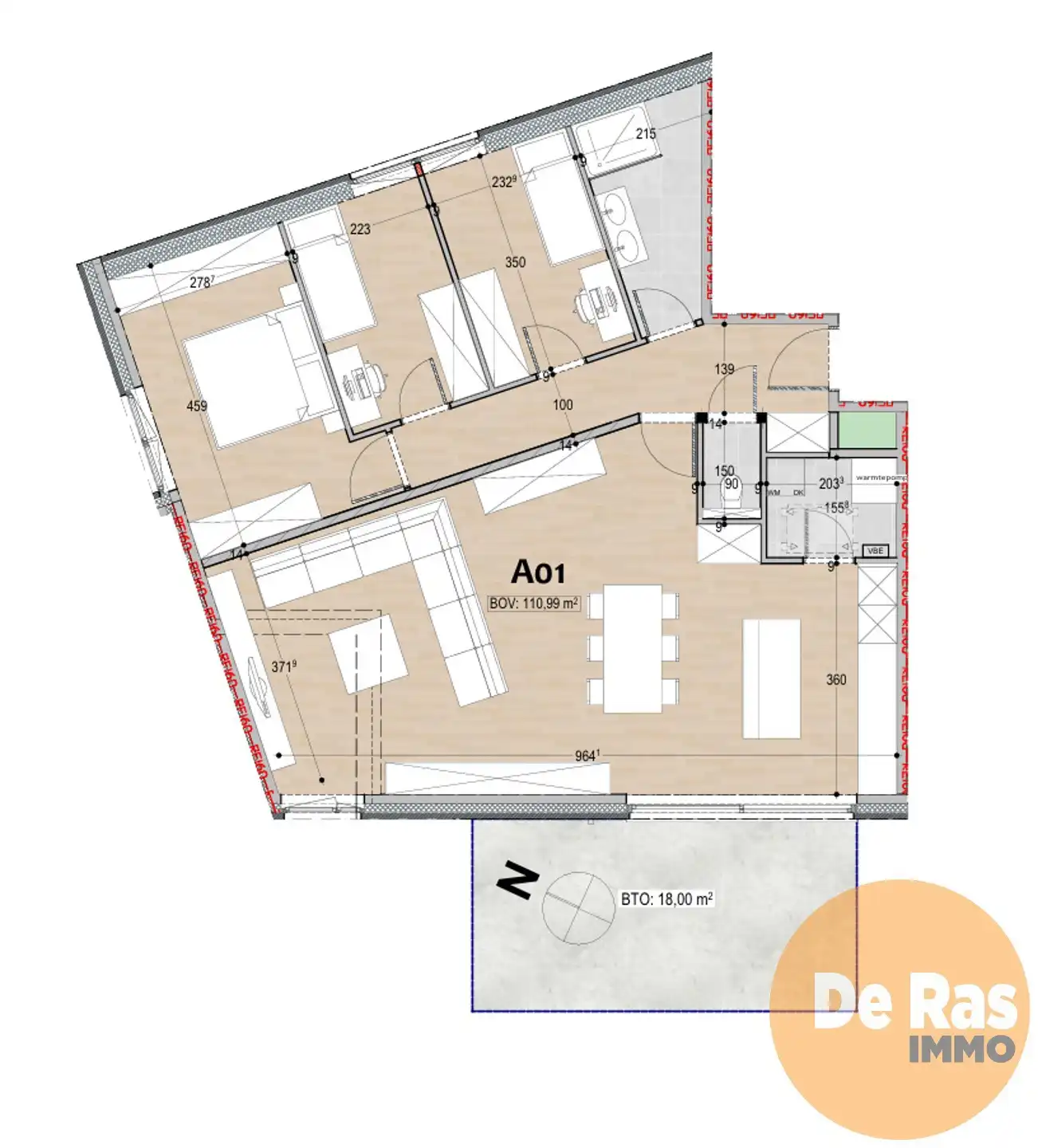 AALST - Energie-efficiënt appartement met 3 slpks en tuin foto 5