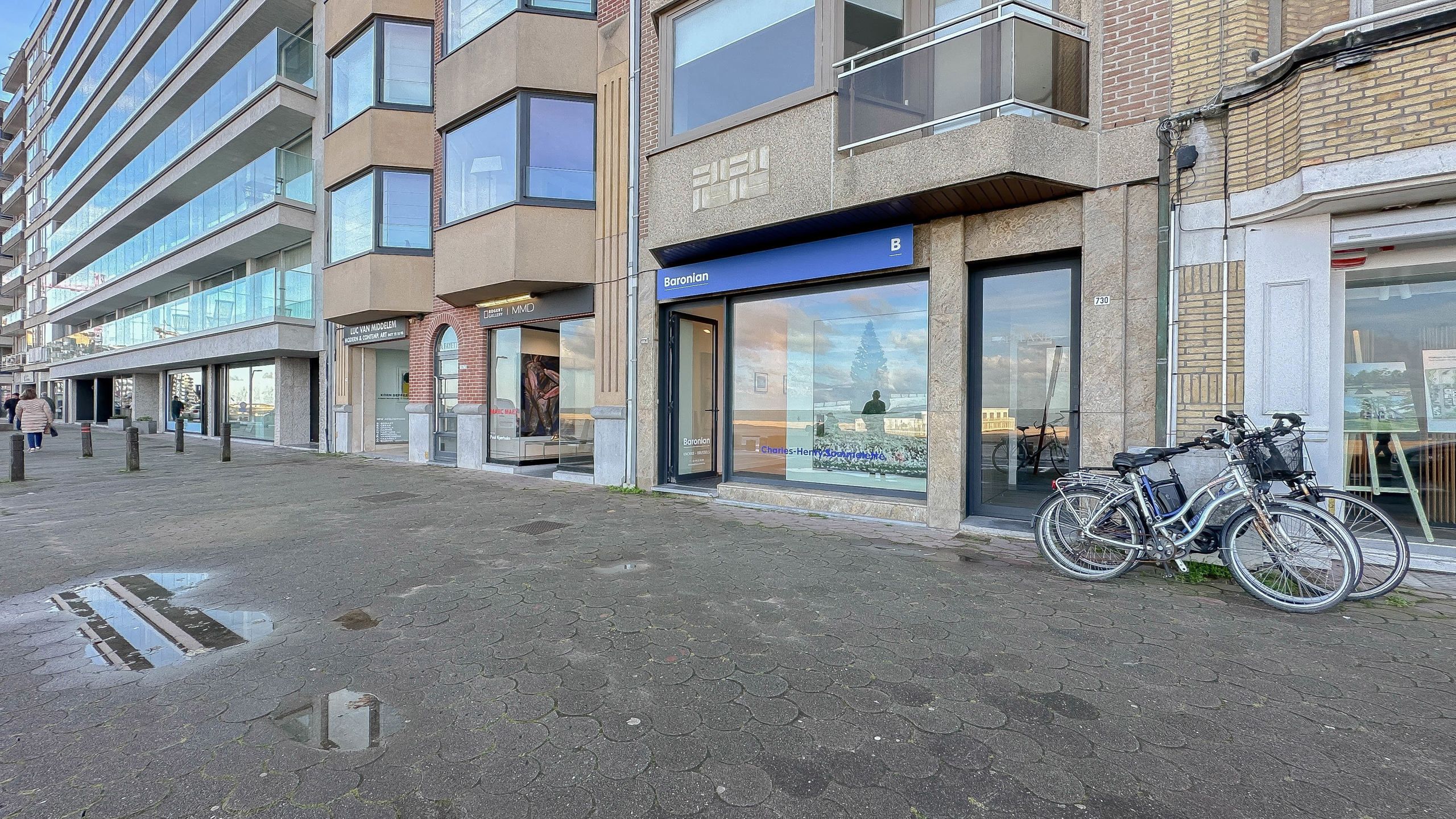 Verhuur commercieel pand 1 SLPK Knokke-Zoute - winkelpand + woonruimte/studio foto 3