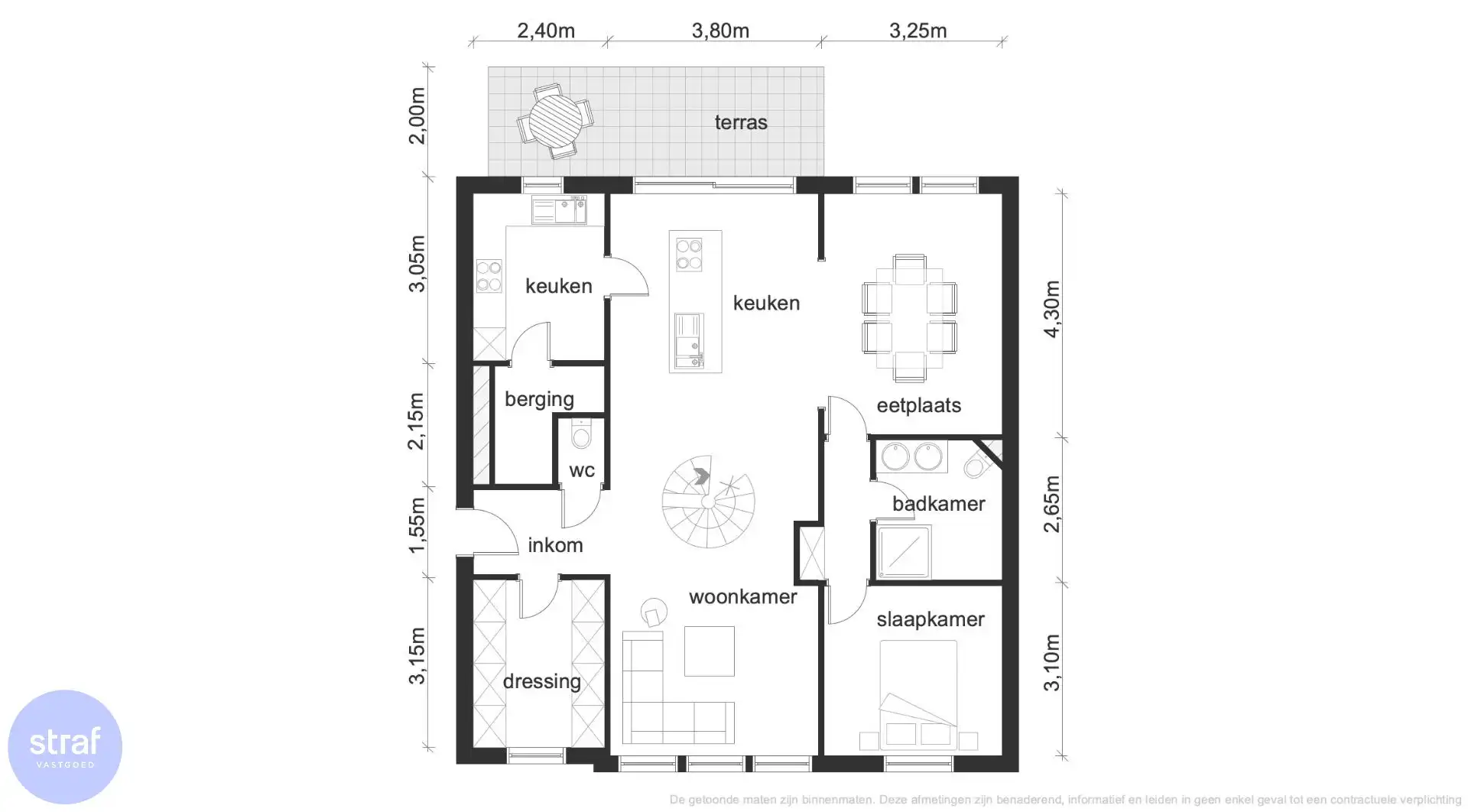 Penthouse met terras en zicht op de kathedraal in hartje Antwerpen foto 24