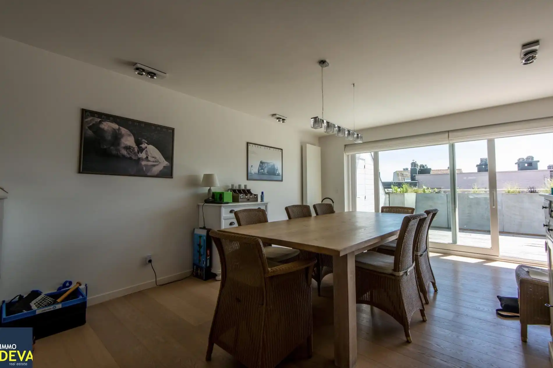 Zeer zonnig duplexdakapp. met prachtige terrassen,  gelegen op de Kustlaan vlakbij het Driehoeksplein. foto 24