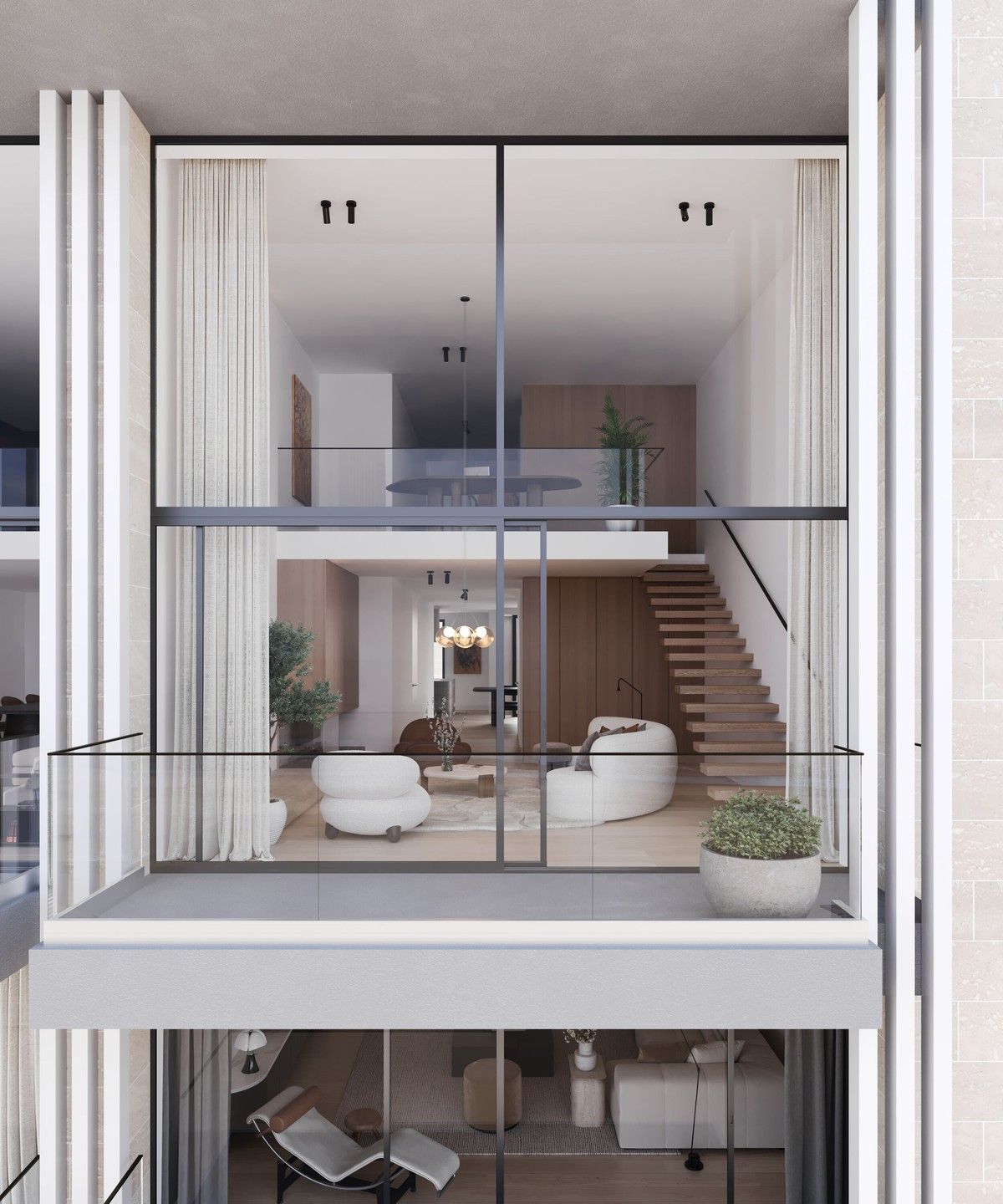 Pierlala: subliem nieuwbouwappartement met prachtig zeezicht foto {{pictureIndex}}