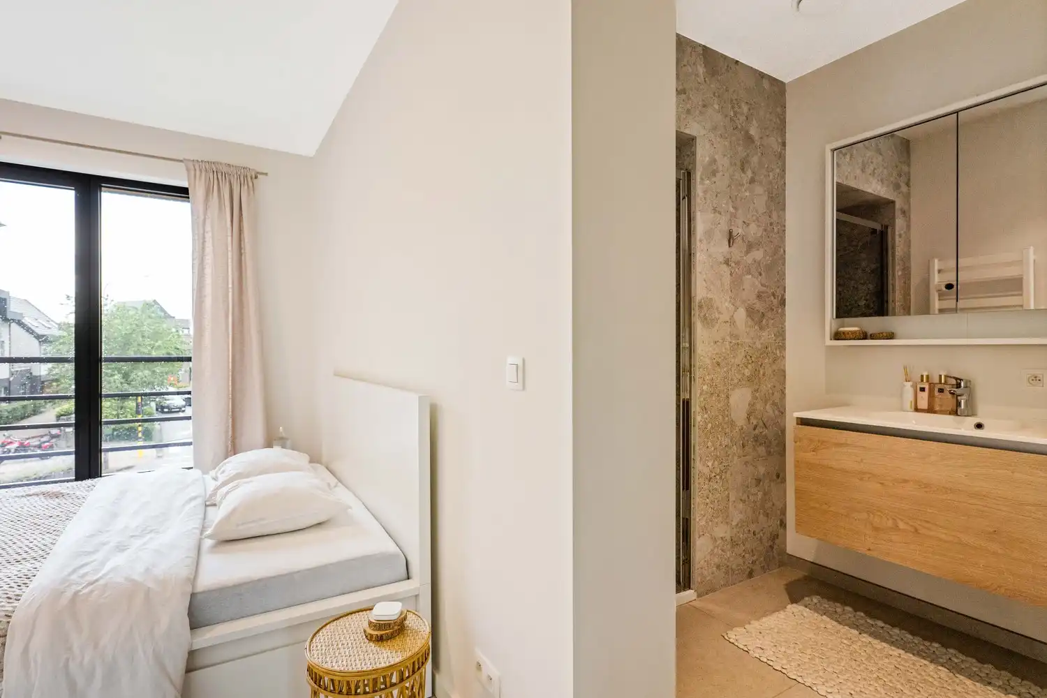 Nieuw één-slaapkamer appartement met zuidgeoriënteerd terras! foto 12