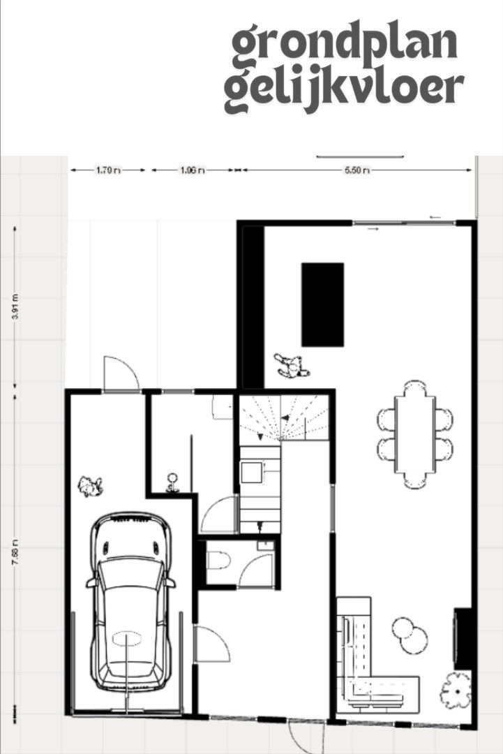 Verder af te werken vier slaapkamer woning met tuin en garage  foto 5