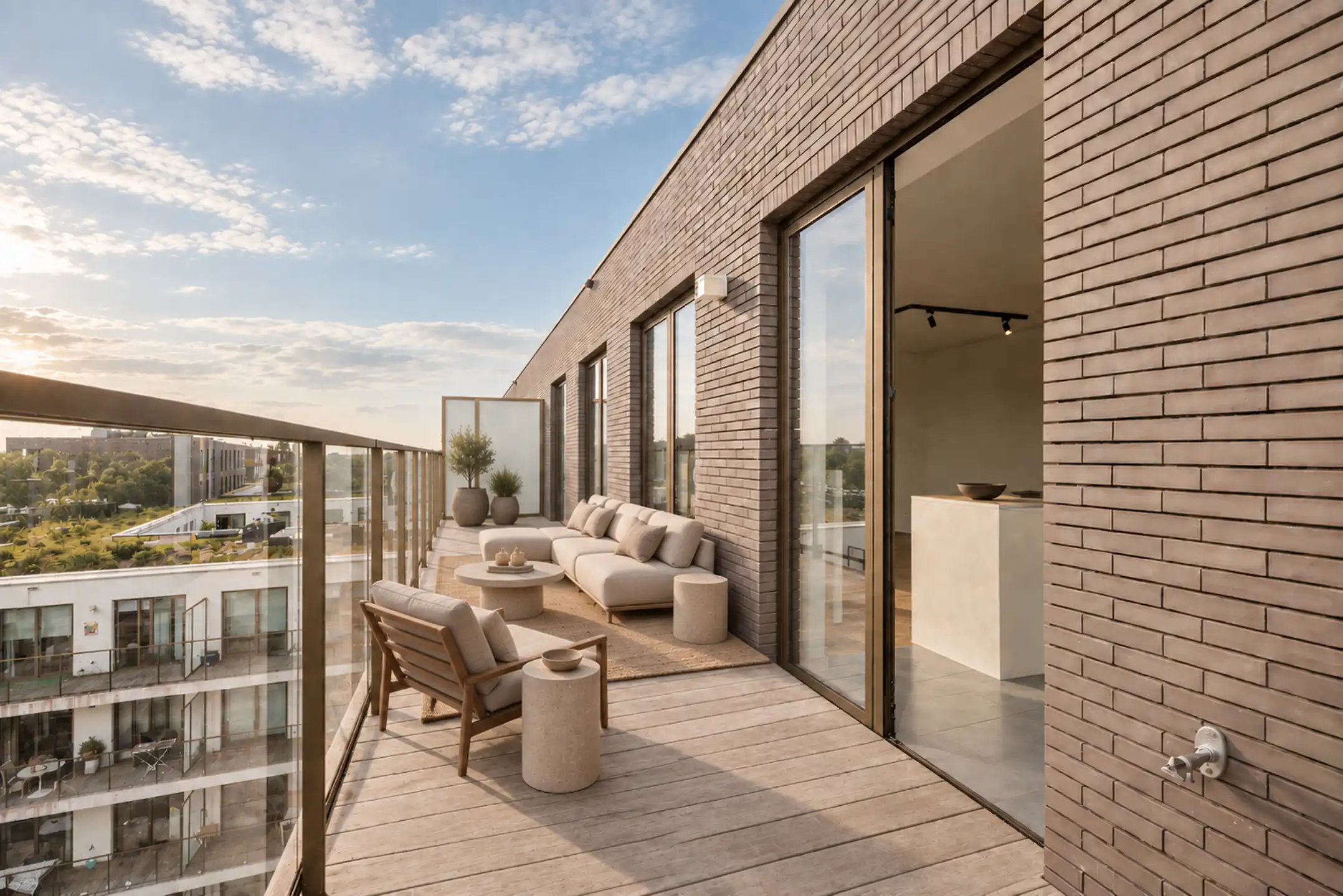 Penthouse met 3 slaapkamers,2 badkamers en dakterras in Gent foto 6