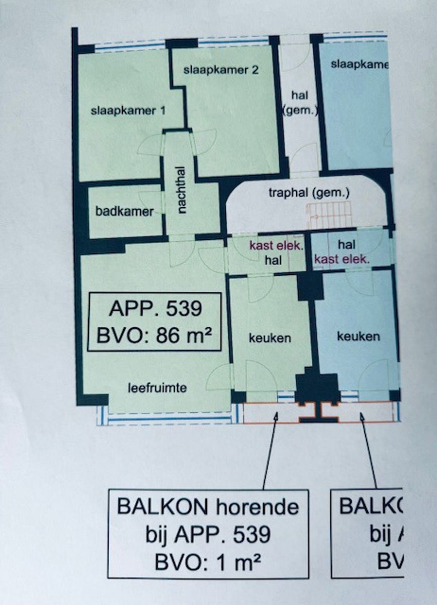 Label B: Energiezuinig 2 slaapkamer appartement met terras foto 2