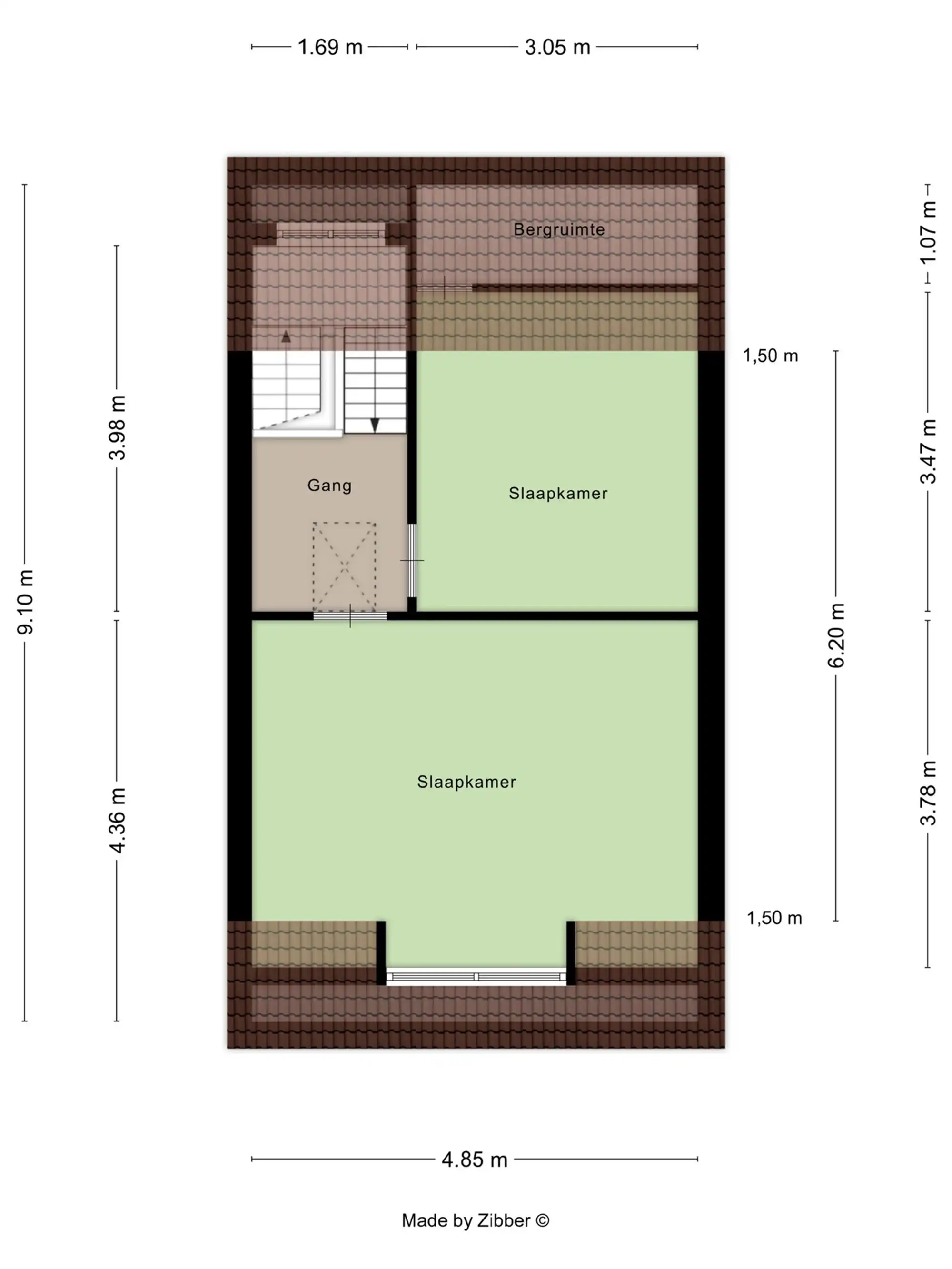 Volledig vernieuwde woning met 4 grote slaapkamers en tuin foto 37