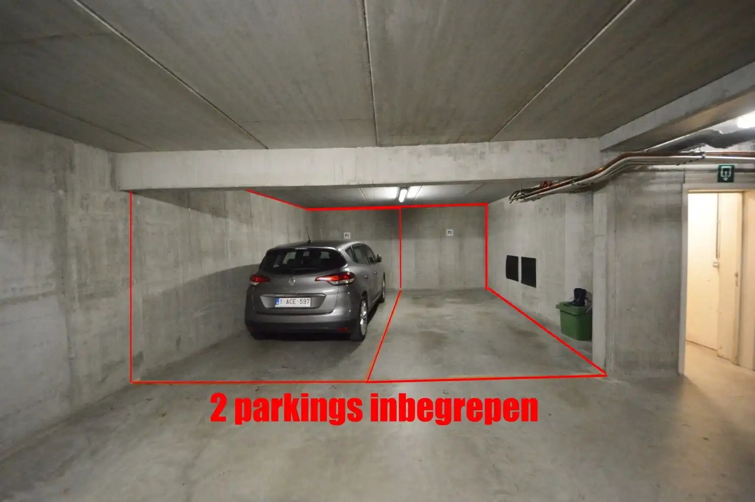 Lichtrijk en modern appartement met riant zonneterras, 2 ondergrondse staanplaatsen én kelder in hartje Ninove! foto 3