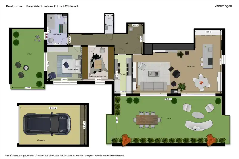 INVESTERINGSPAND: TOP GELEGEN PENTHOUSE MET UNIEK TERRAS EN LEVENSLANGE HUURDERS foto 27