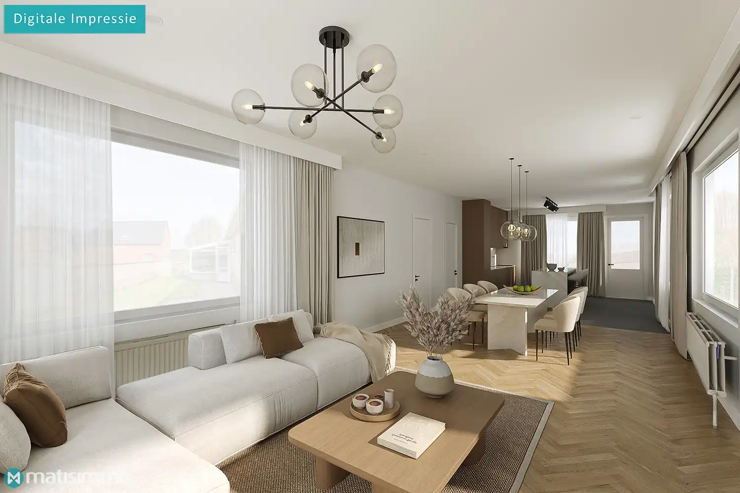 GEZINSWONING MET VIER SLAAPKAMERS IN LANDELIJKE OMGEVING TE GENOELSELDEREN (RIEMST) foto 5