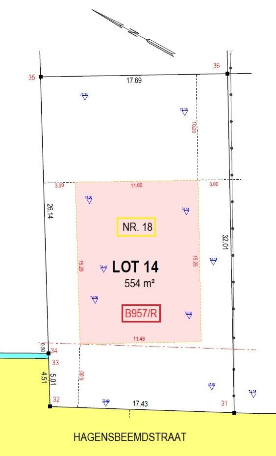 Bouwperceel (O.B.) in een rustige omgeving te Opglabbeek foto 3