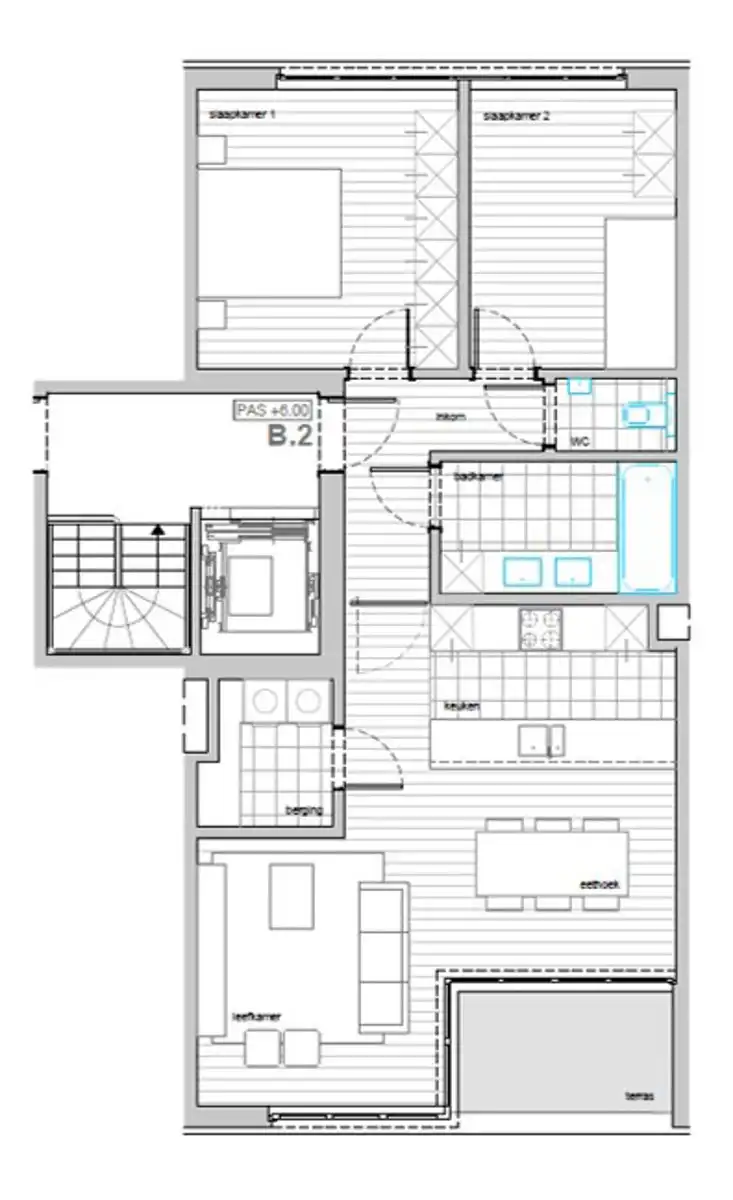 Instapklaar appartement met twee slaapkamers en autostaanplaats.&nbsp; foto 10
