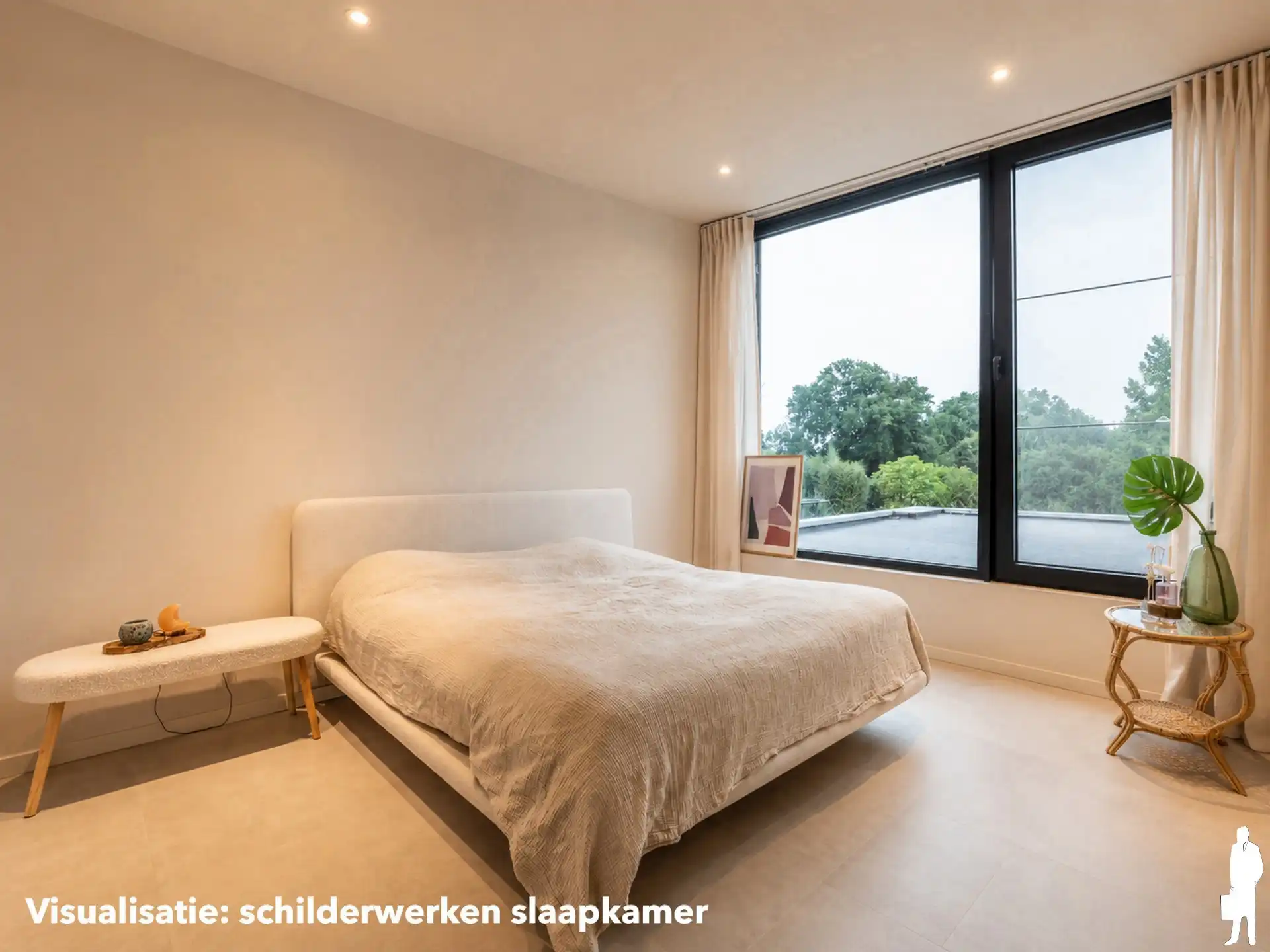 Unieke architectenvilla; af te werken - in groen - op 20 are foto 14