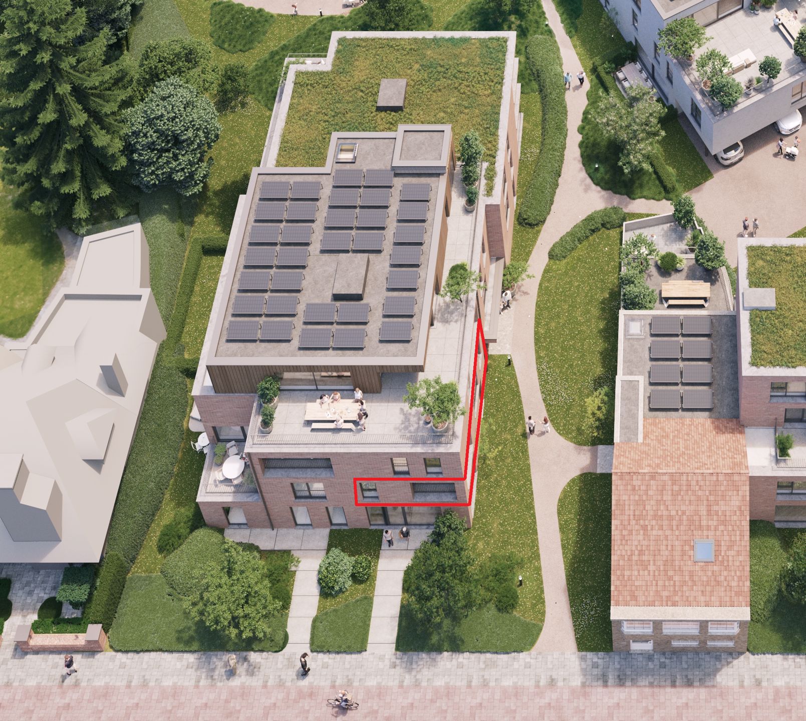 Appartement met 2 slaapkamers en terras. 6% BTW mogelijk!  foto 3