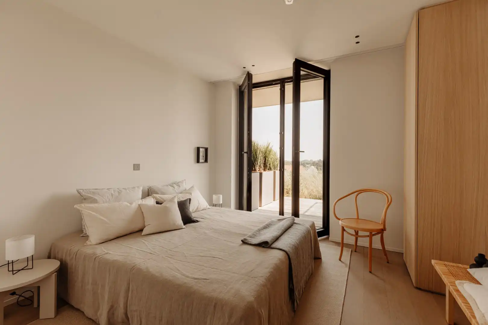 Uiterst smaakvol en top-notch afgewerkt appartement met frontaal zeezicht van het gelijkvloers terras - Residentie Blanke Top foto 14