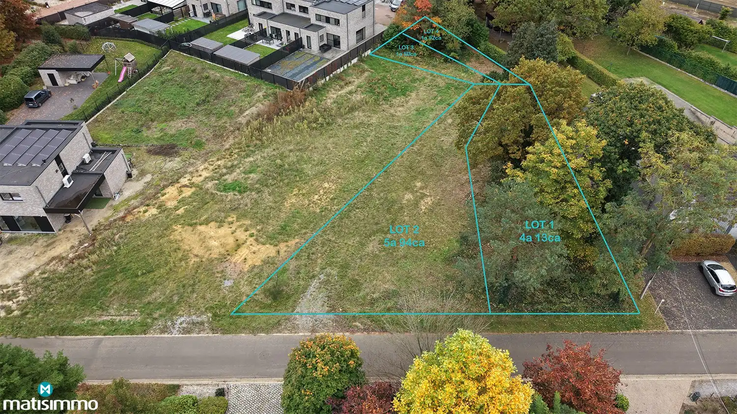 RUSTIG GELEGEN BOUWGROND VOOR HALFOPEN BEBOUWING MET IDEALE LIGGING TE HEUSDEN-ZOLDER foto 5