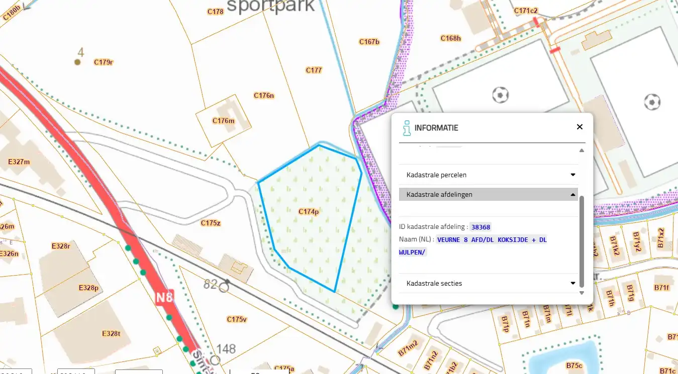 Weiland van 7.350 m² te koop – Koksijde -Veurne foto 2