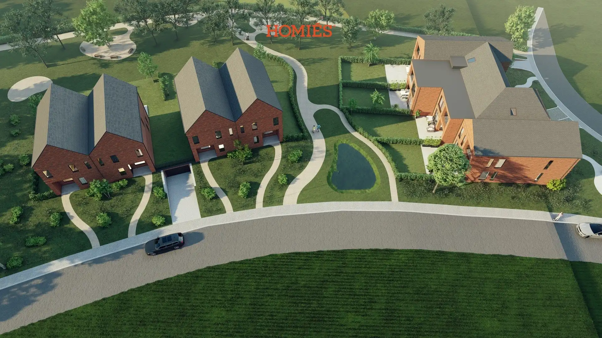 Urban villa in groene omgeving foto 3