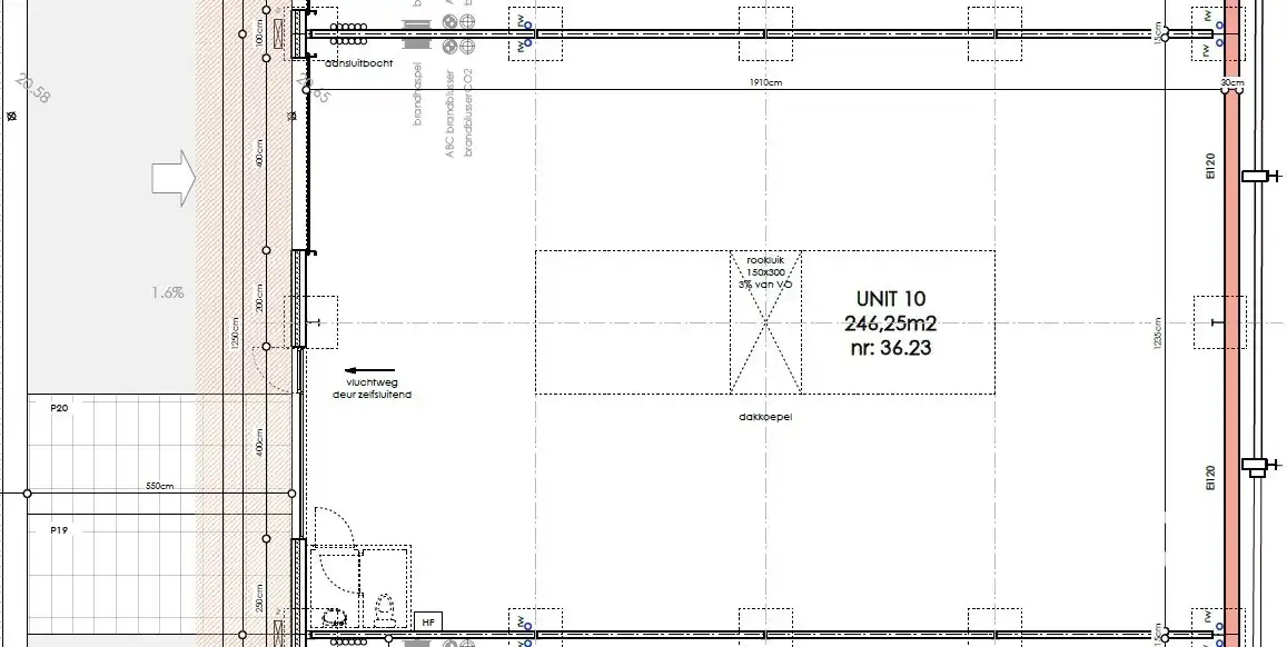 Loods te koop – 246 m² met 2 parkeerplaatsen inbegrepen op de industriezone te Ichtegem foto 9