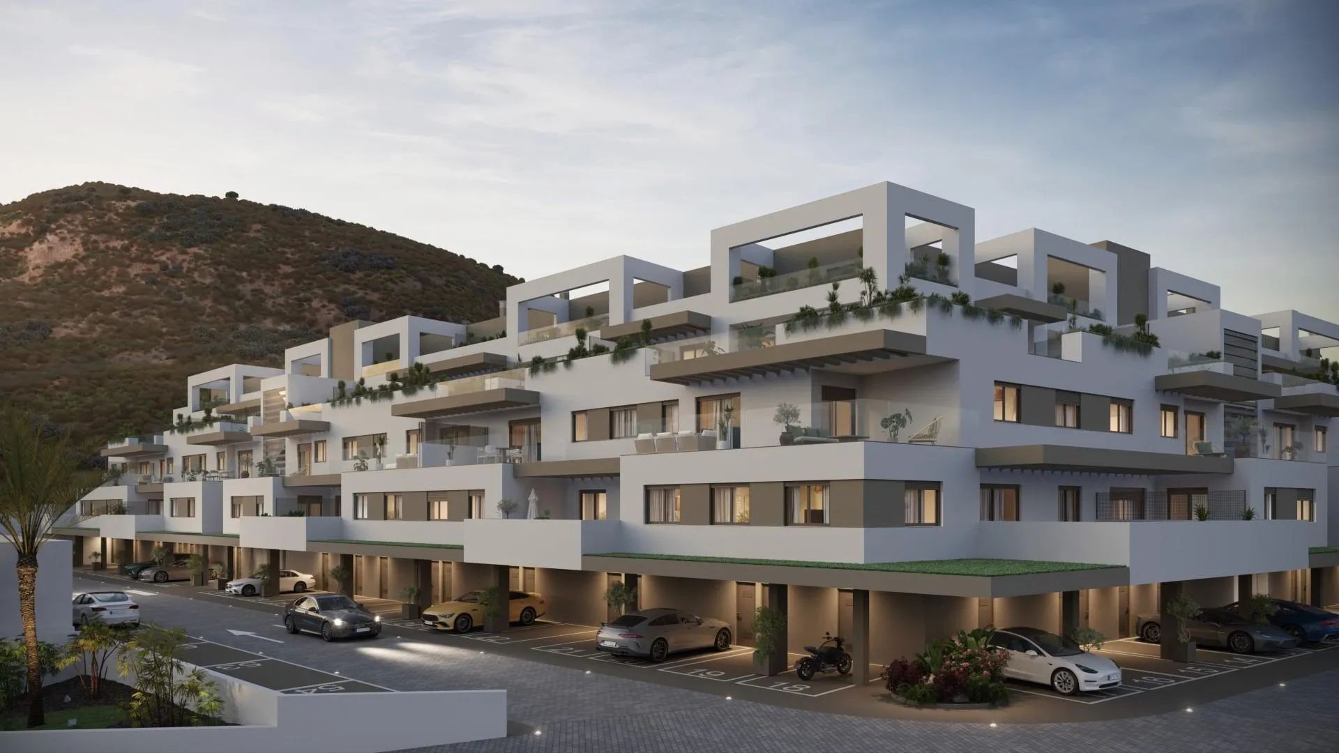 Mediterrane droomlocatie: luxe nieuwbouwappartementen met zee- en golfzicht in Pulpí foto {{pictureIndex}}
