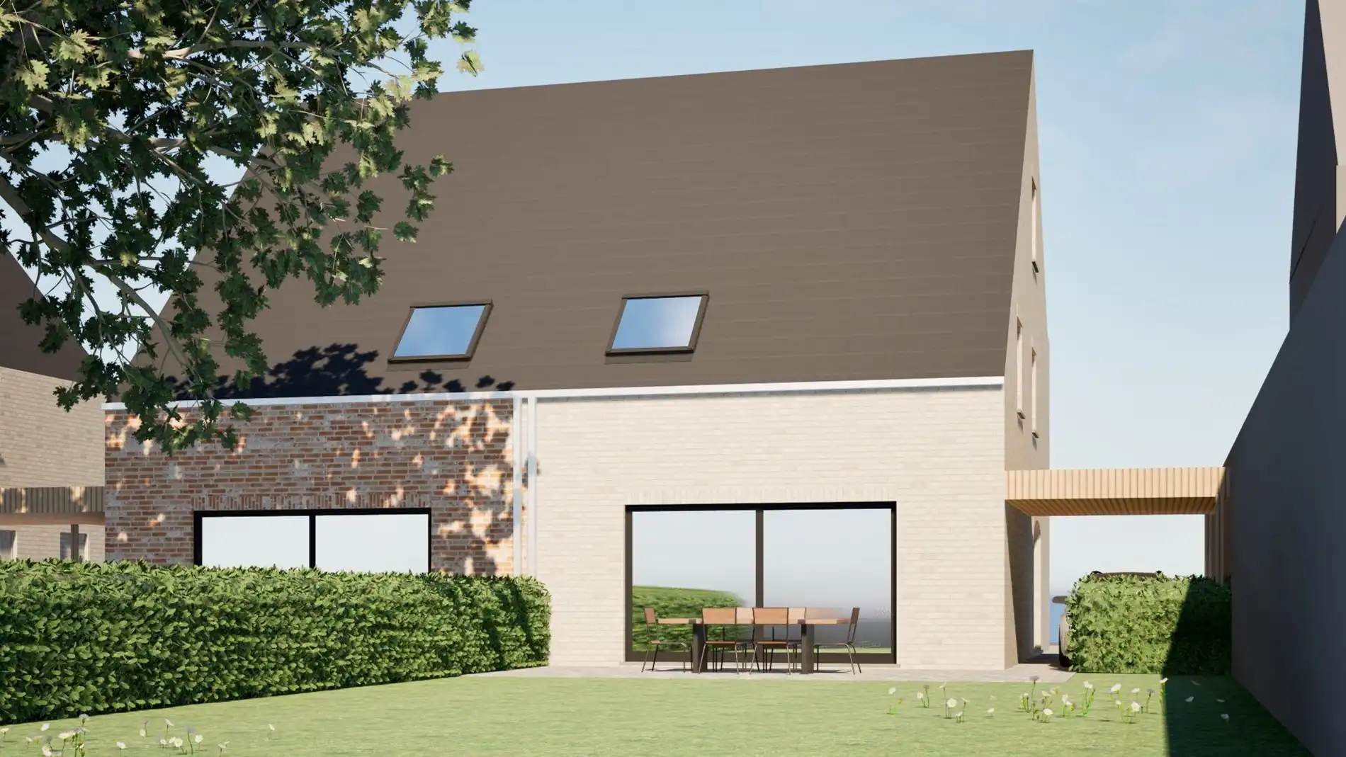 Landelijk wonen in alle rust – stijlvolle nieuwbouwwoning met landelijk verzicht in Leffinge  foto 5