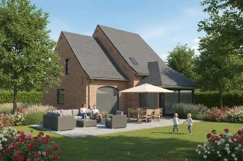 Nieuw te bouwen alleenstaande woning te Dentergem. foto 3