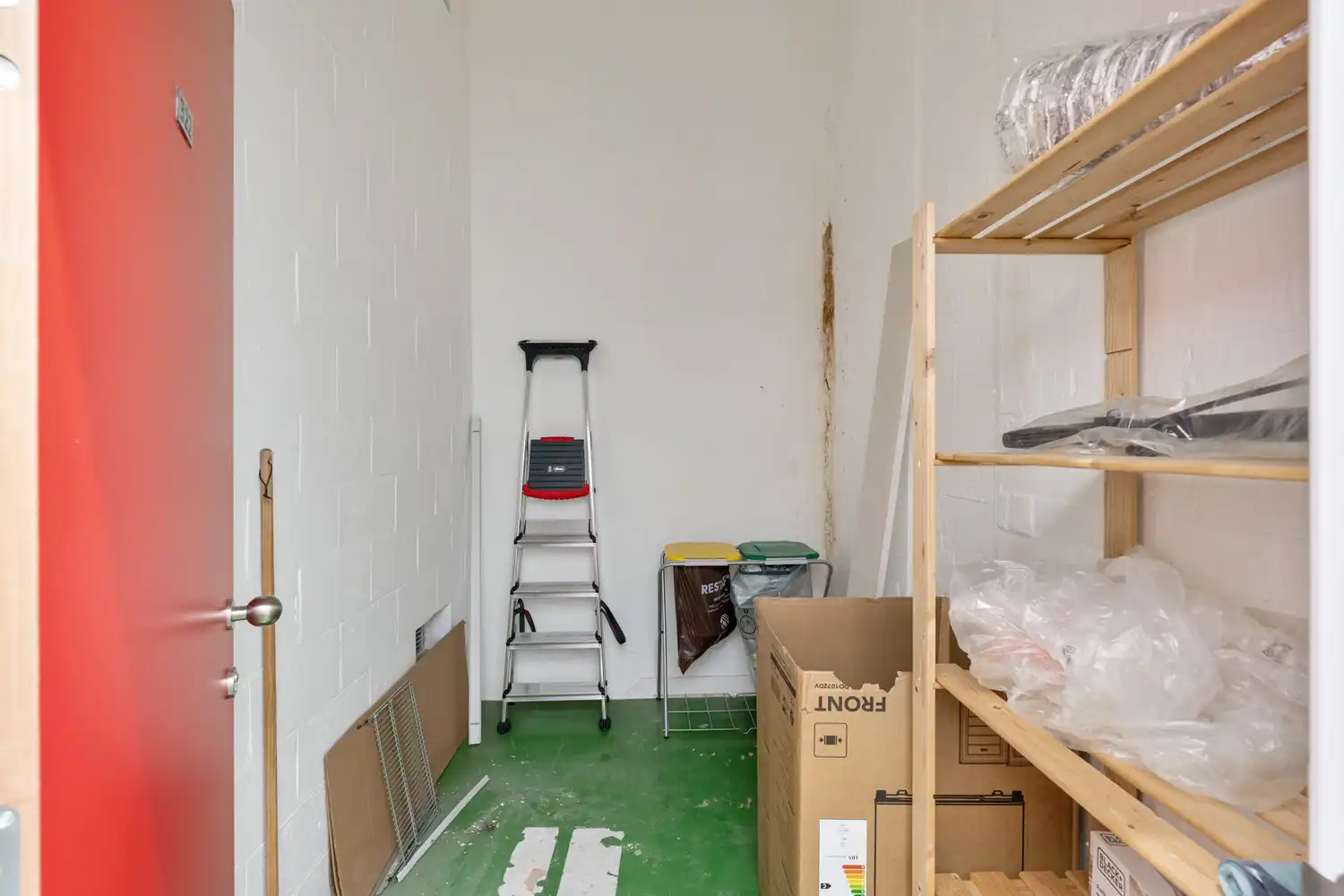 Modern en energiezuinig(A-label) appartement met 1 slaapkamer, een terras, een autostaanplaats, een kelder en een fietsenstalling te centrum Leuven! foto 22