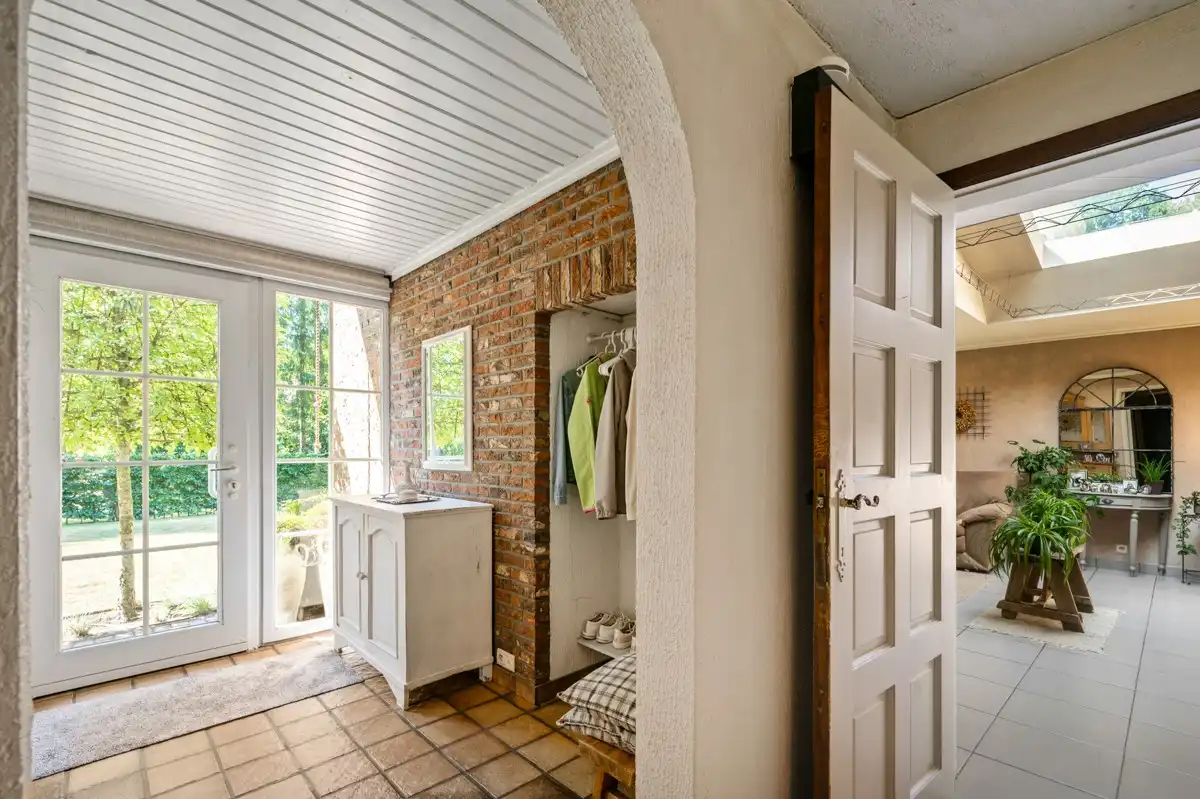 Gelijkvloerse woning op 1423 m²- met vergund bijgebouw en zicht op groen! foto 3