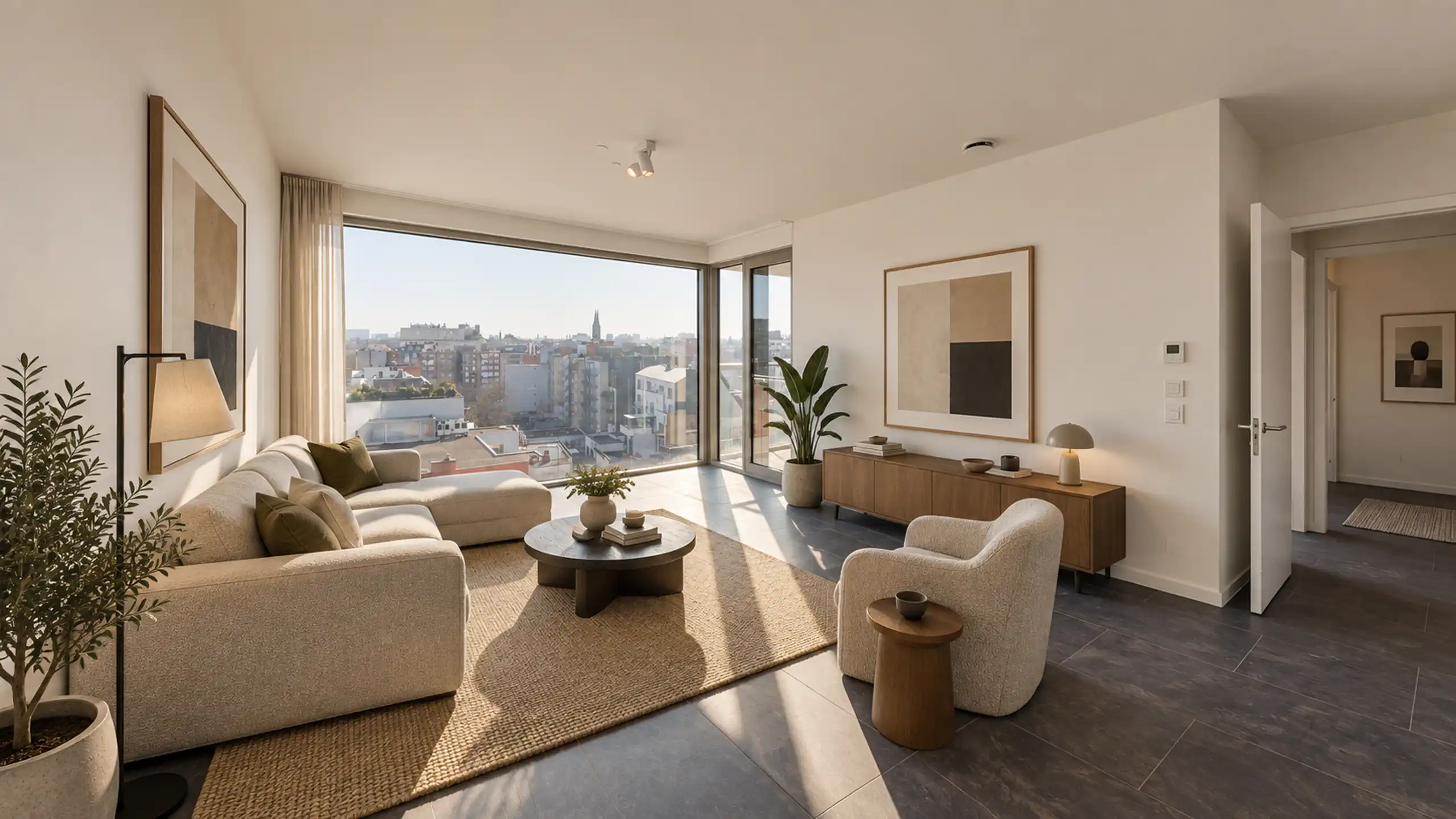 ANTWERPEN - Recent appartement met panoramische uitzicht  foto 5