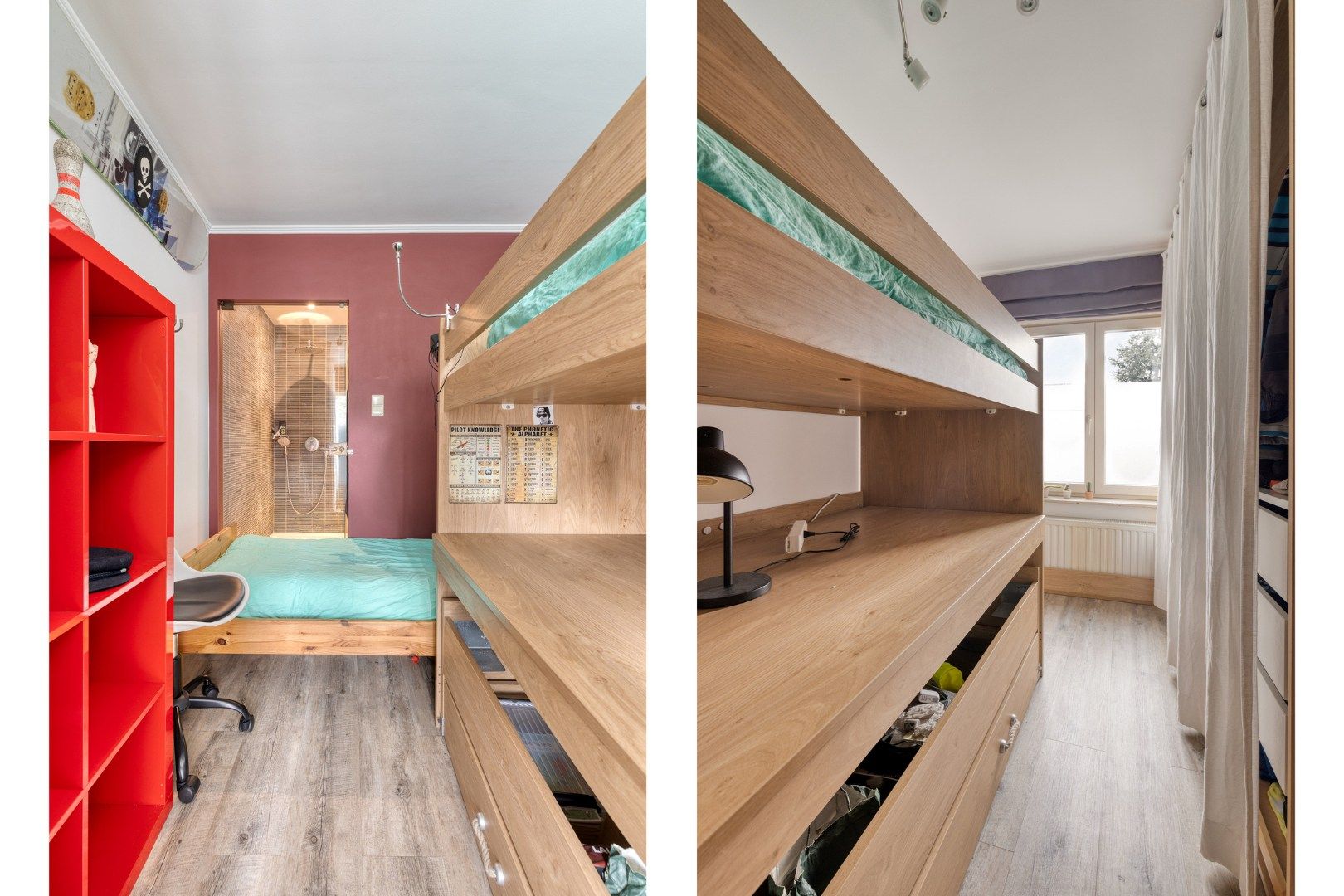 Ruim tweekamerapp. in Bevegem met dubbele garage! foto 12