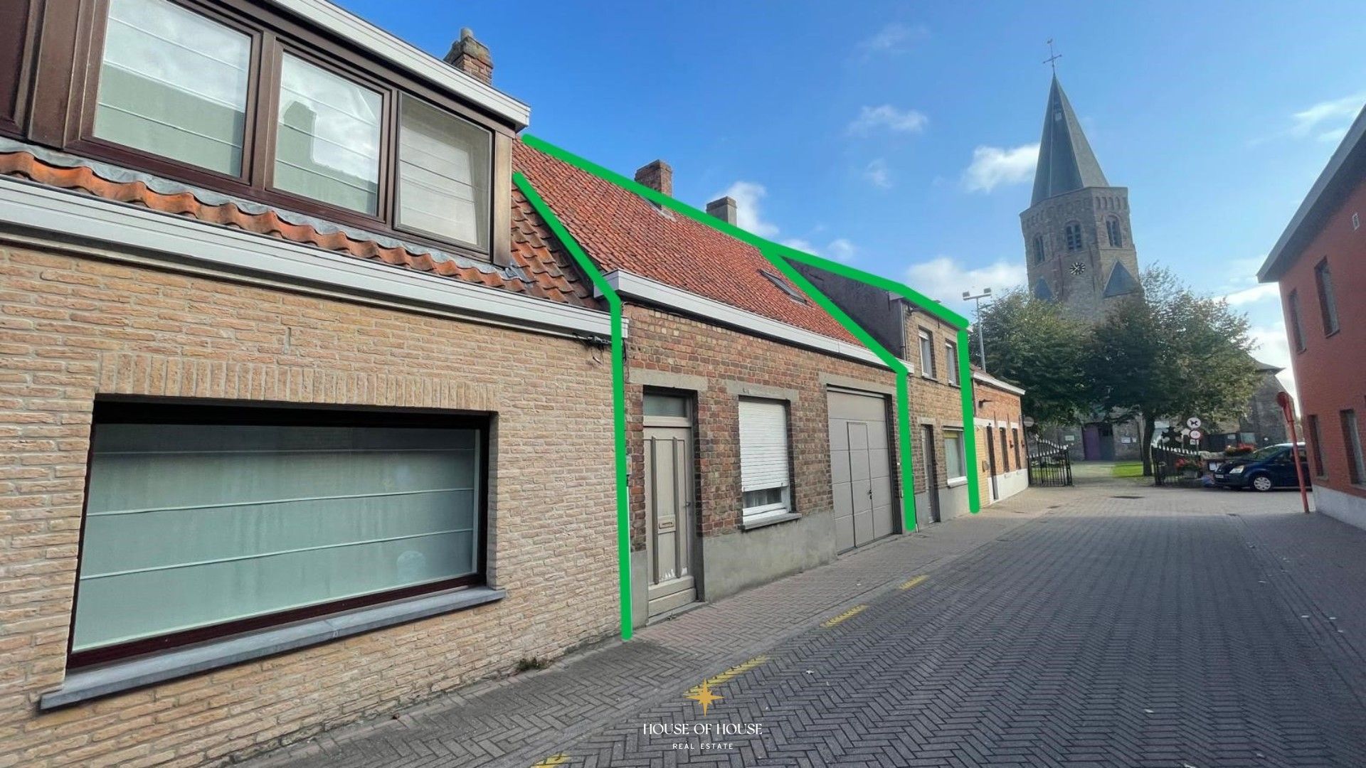 Twee te renoveren rijwoningen met grote tuin en prachtige open zichten foto 3