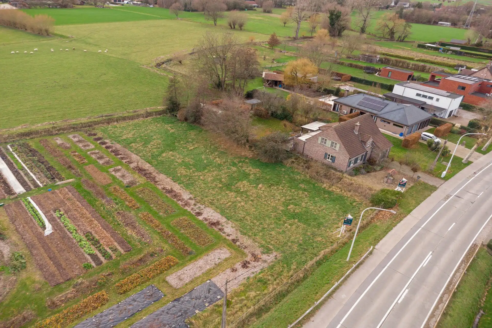 Perceel villagrond van 1083m2 & ZUID-tuin foto 7