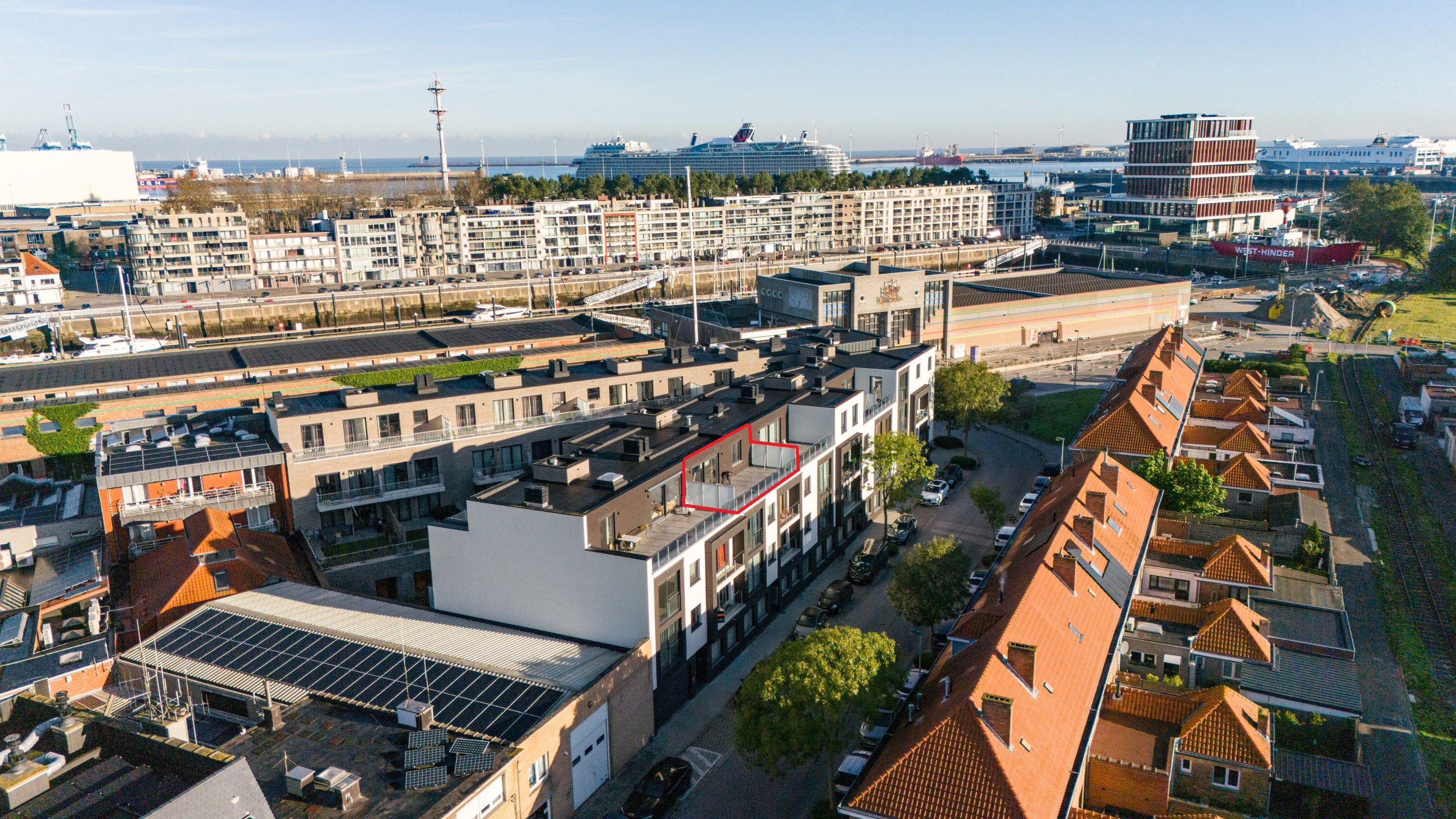 Energiezuinig dakappartement met groot zonneterras te Zeebrugge foto 15