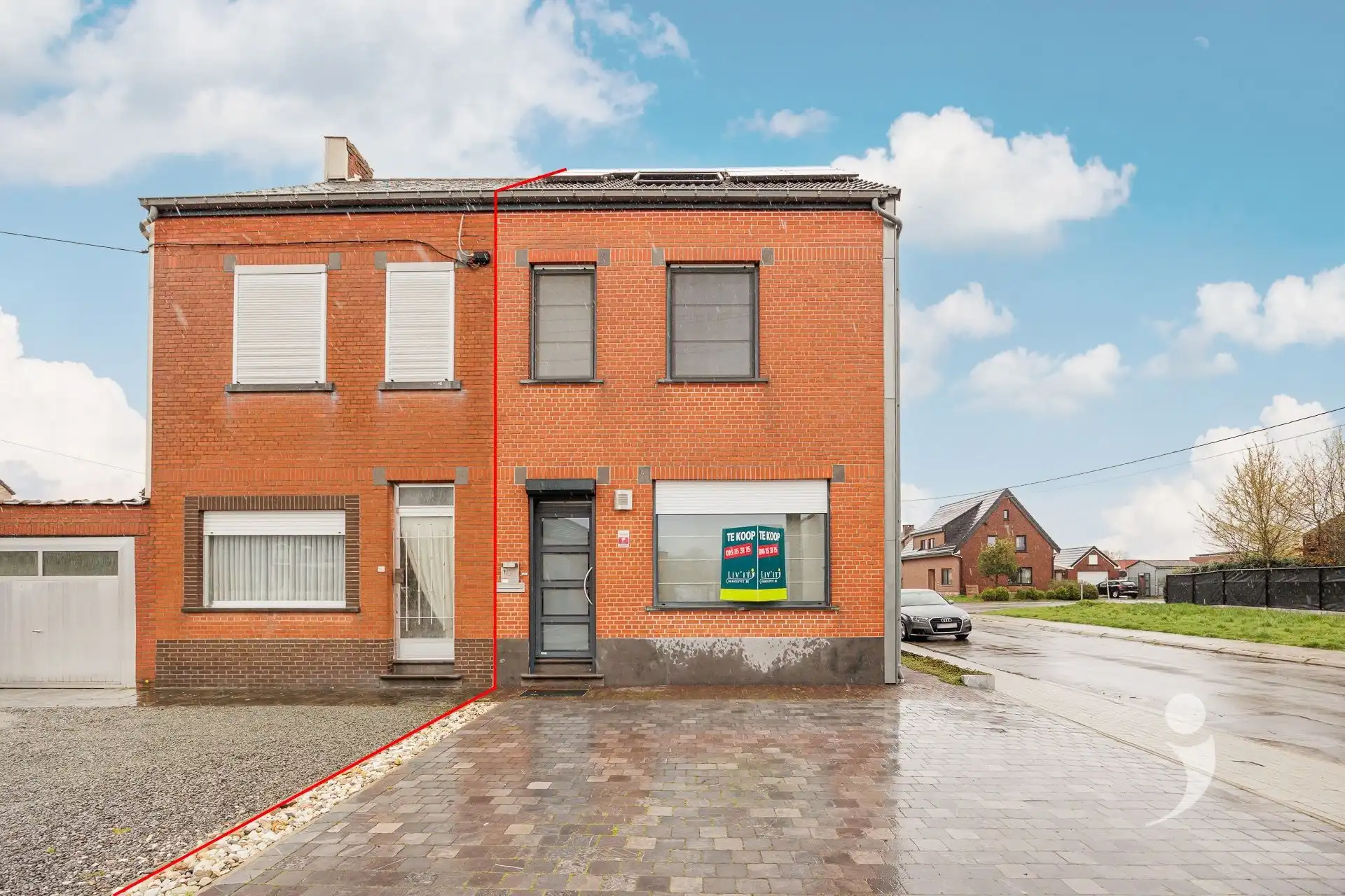 Hoofdfoto van de publicatie: Gerenoveerde woning te Herent met twee slaapkamers