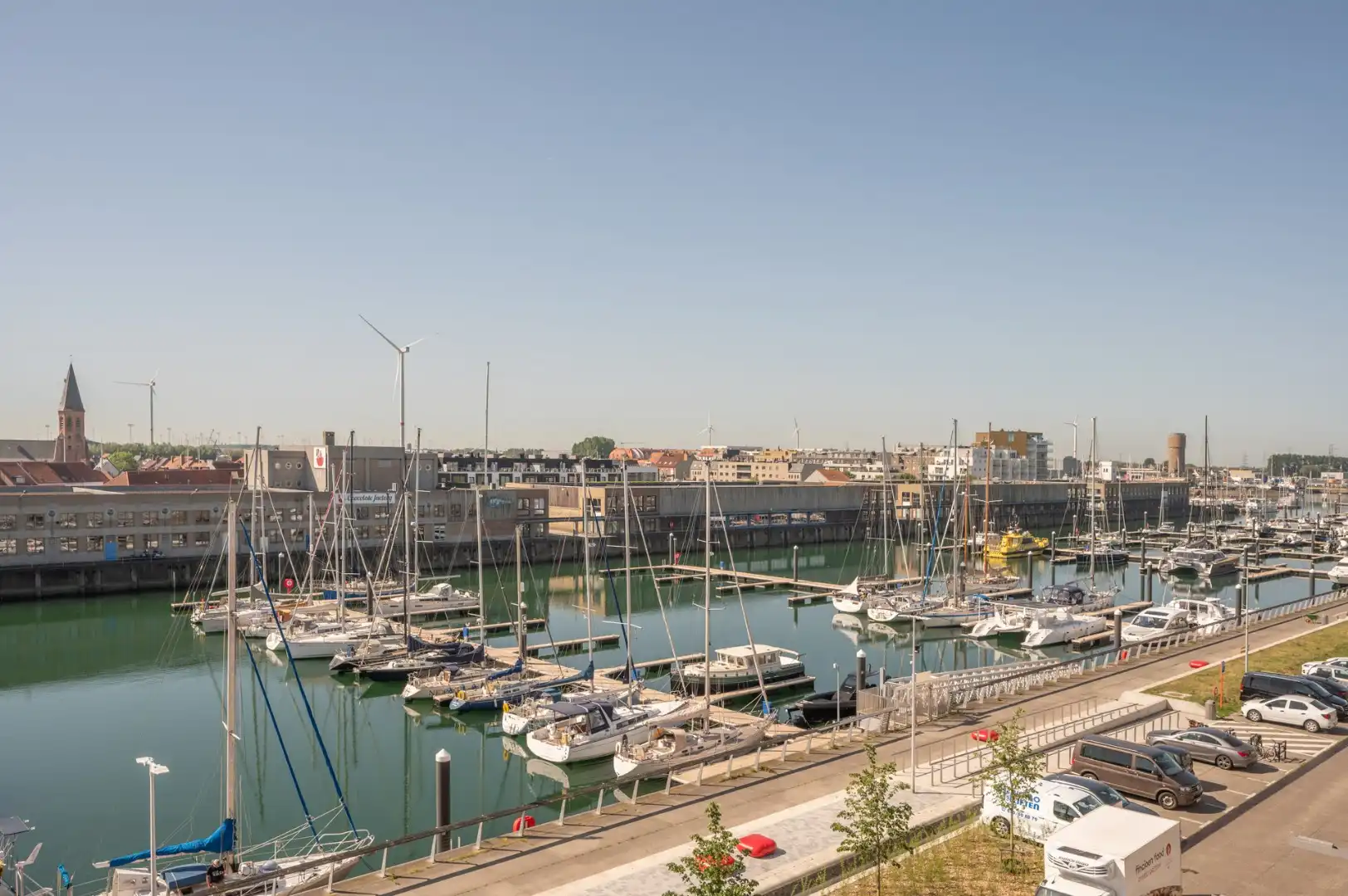 Appartement met zicht op de jachthaven van Zeebrugge foto 2